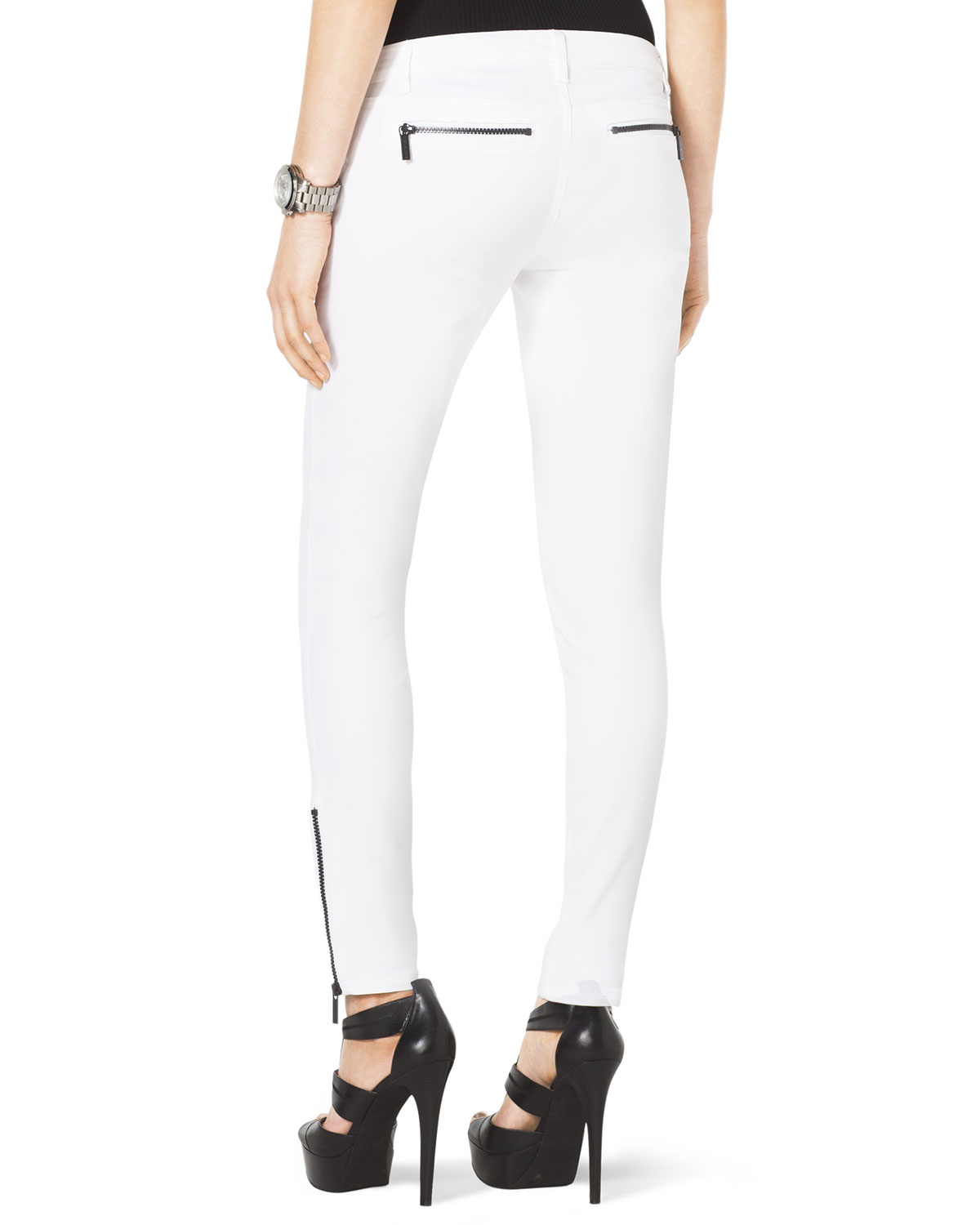 Michael Kors Michael Skinny Ankle Zip 