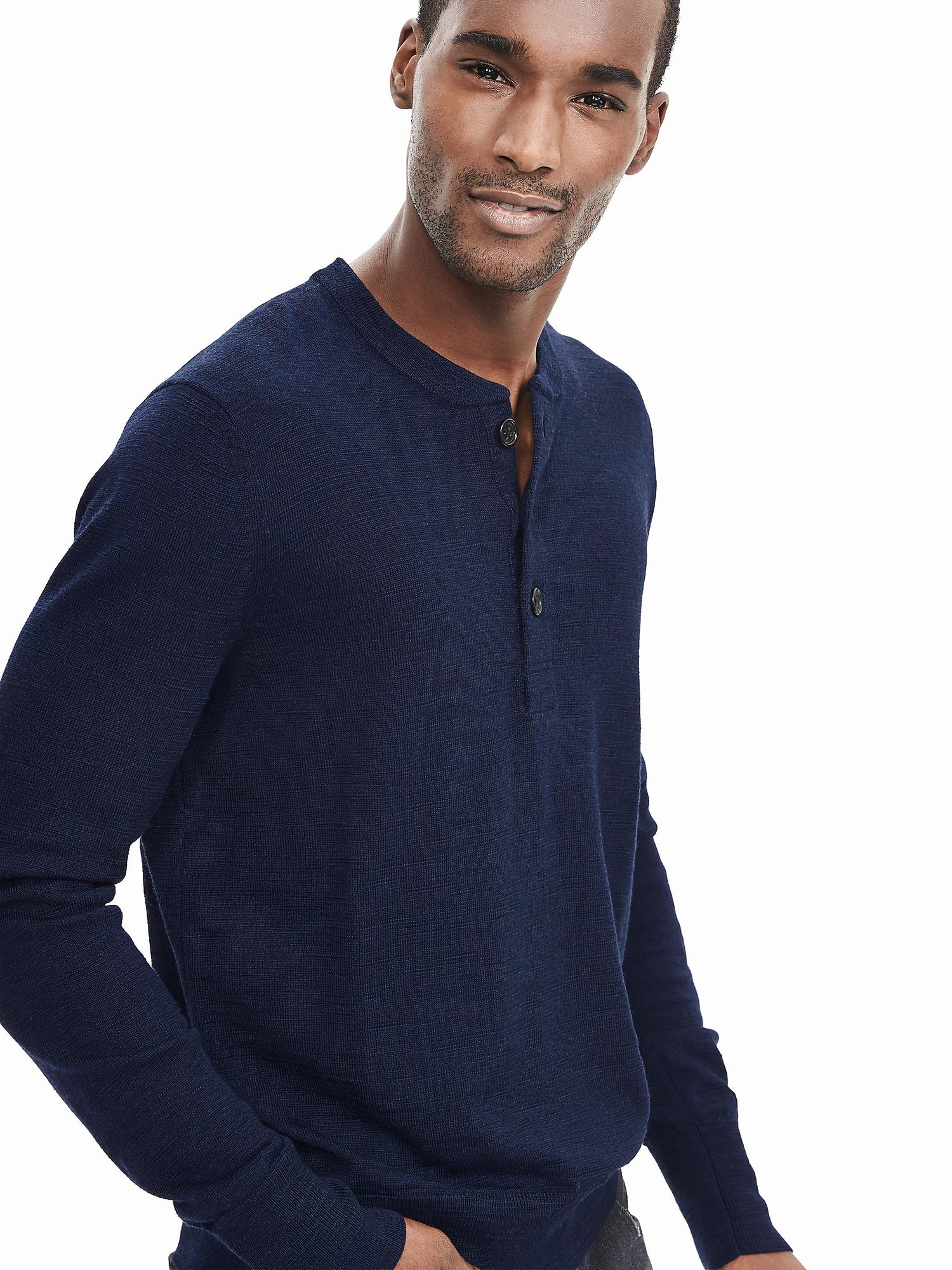 merino henley mens