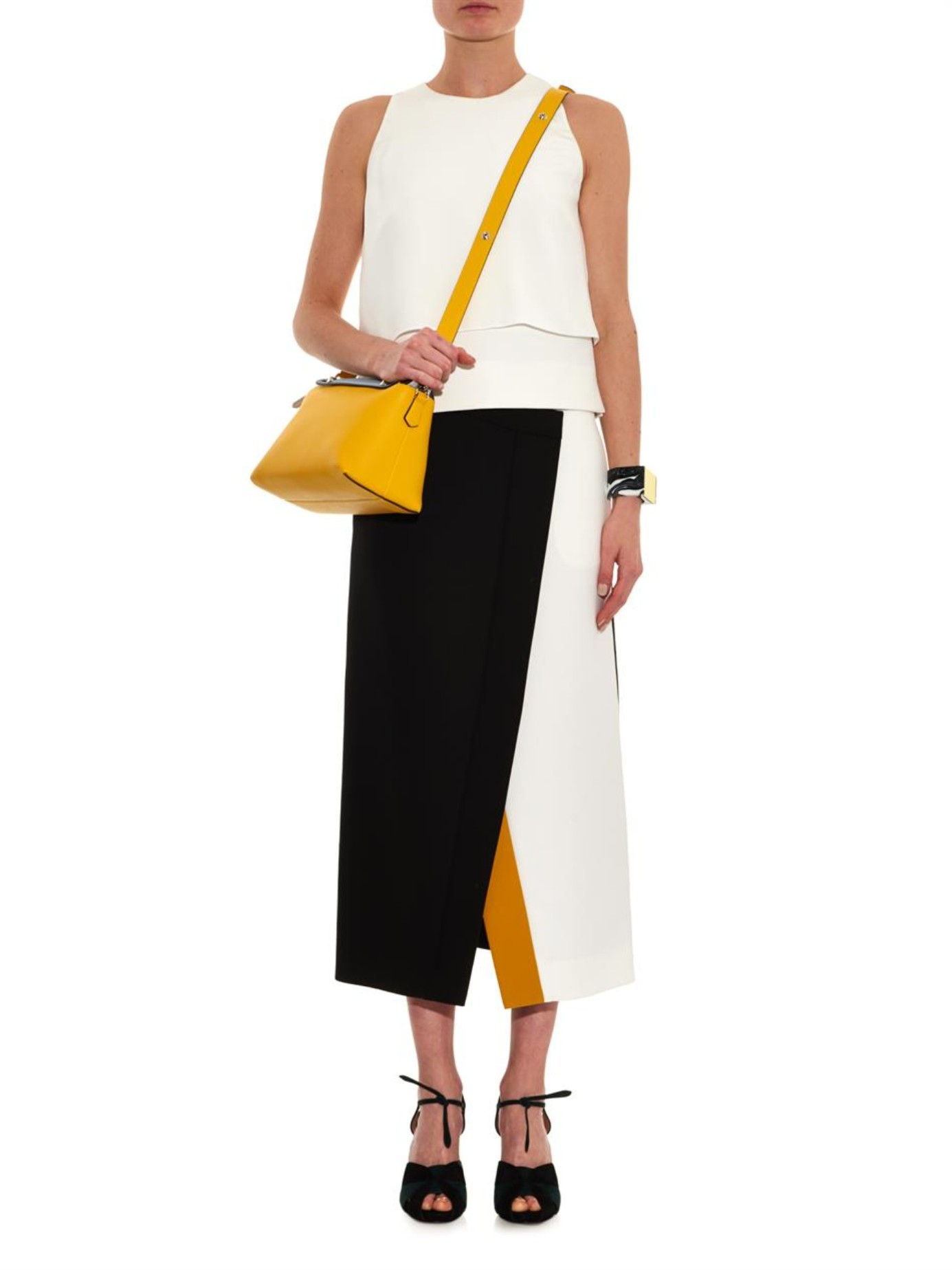 Shoulder & Crossbody Bags  Fendi Womens By The Way Mini Yellow Leather  Small Boston Bag > All Philippines