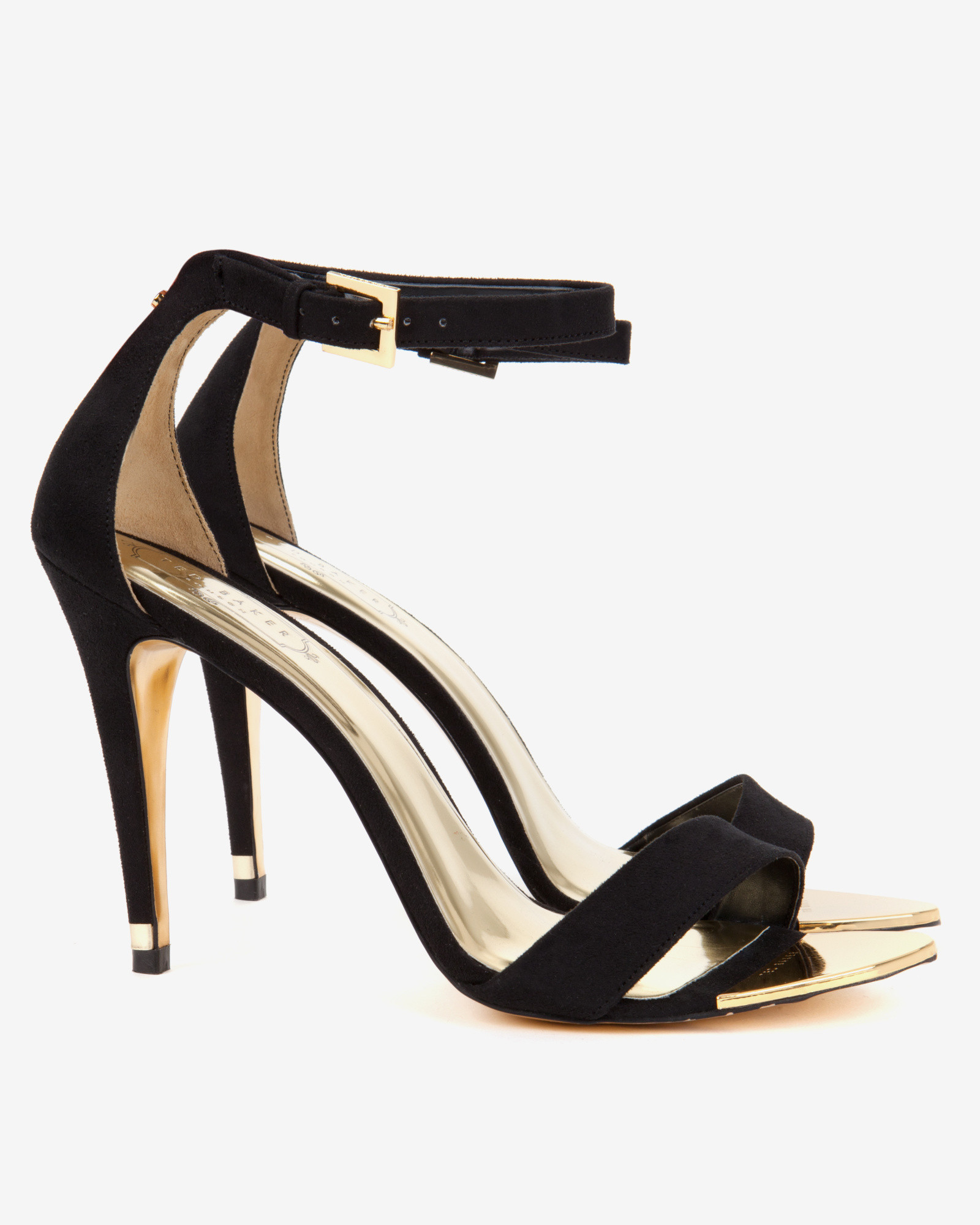 Ted Baker Ankle Strap Sandals in Black - Lyst