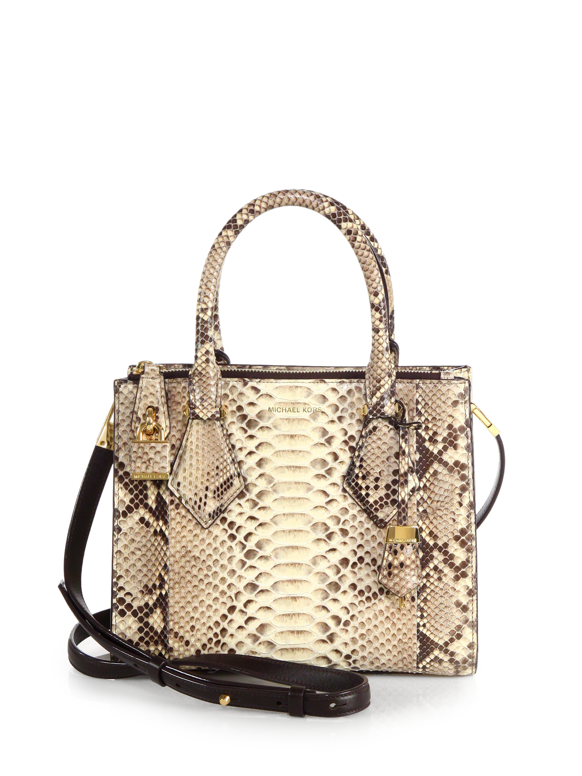 michael kors snake print bag