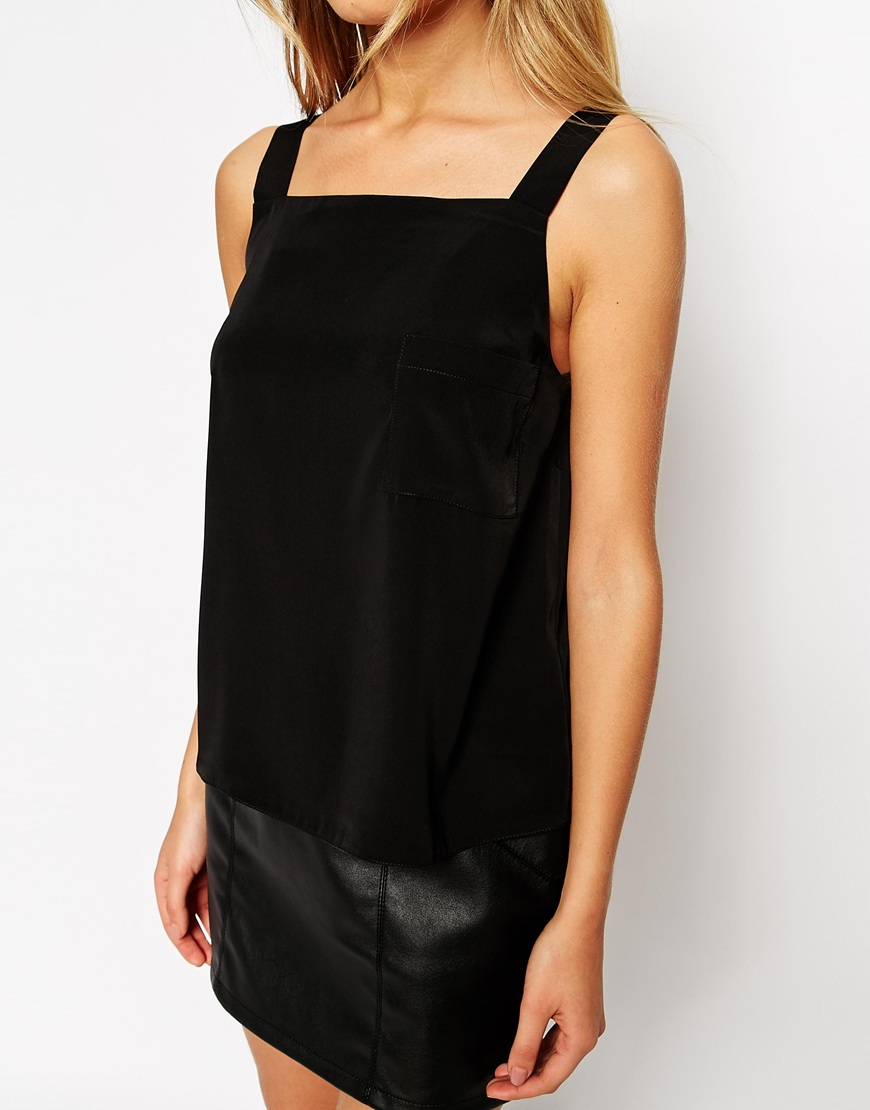 thick strap cami top