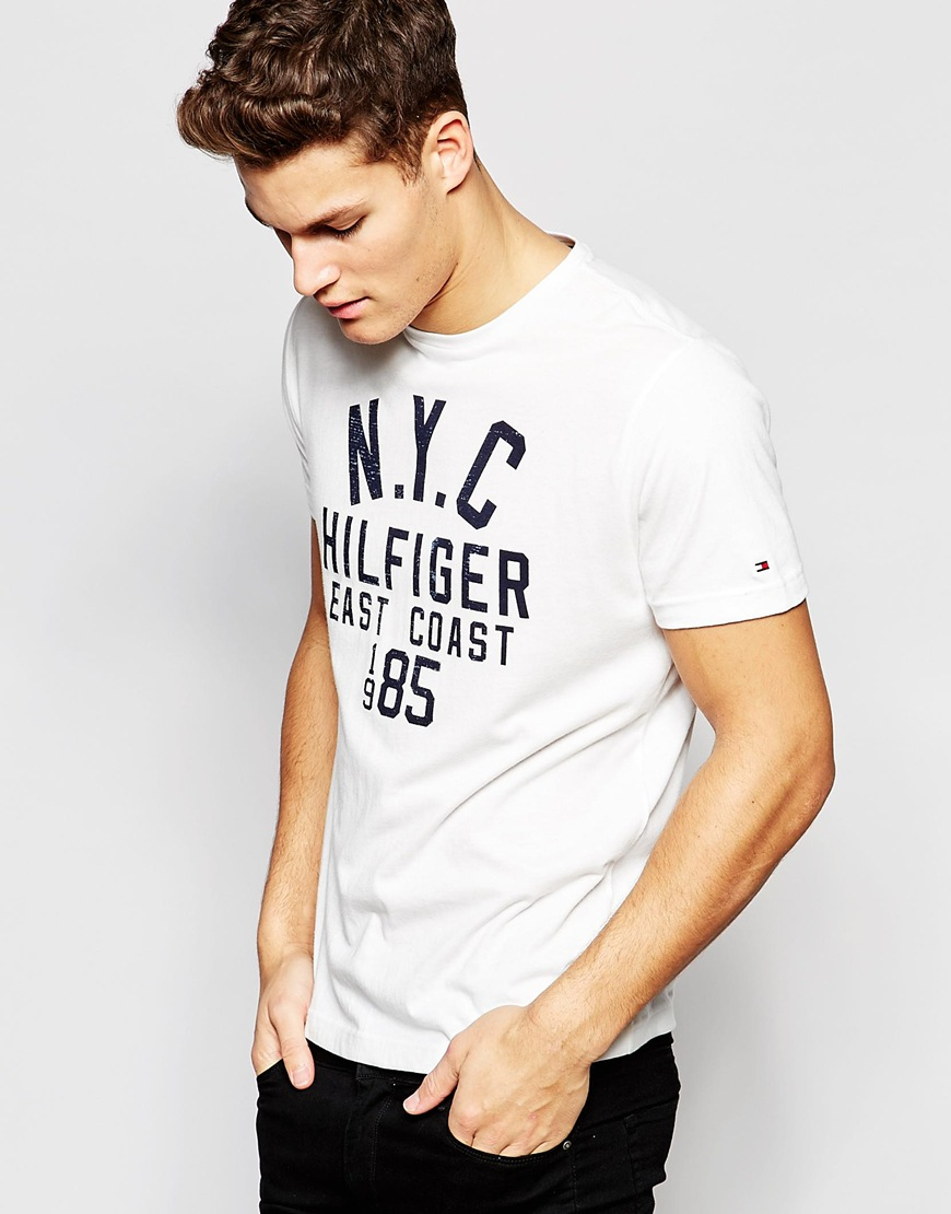 tommy hilfiger printed t shirts