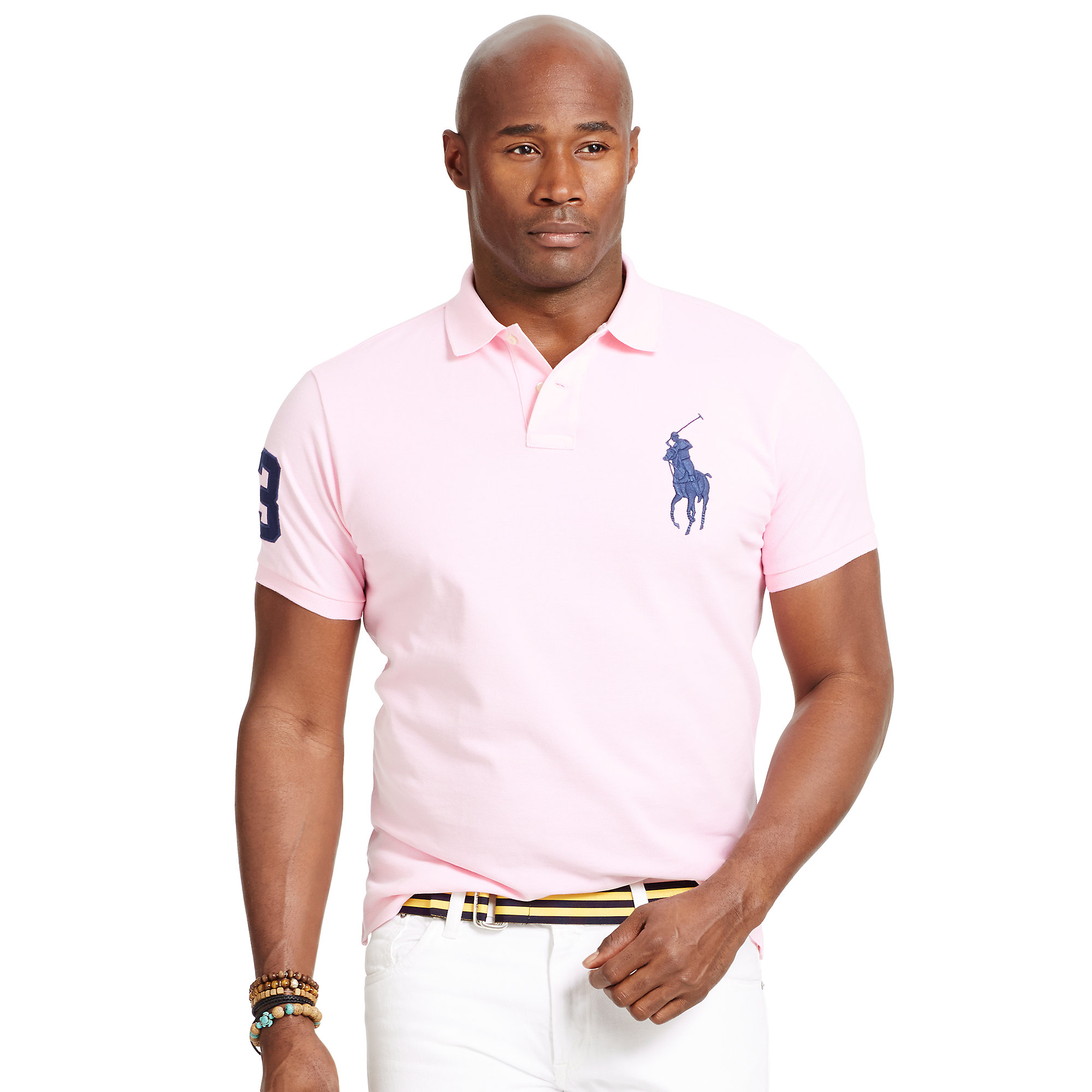 Ralph Lauren Classic-Fit Big Pony Polo in Pink for Men | Lyst