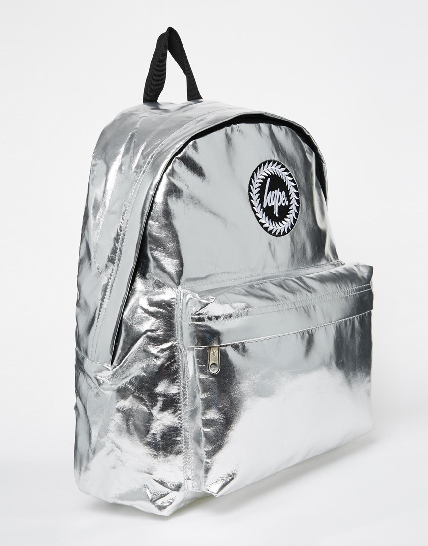 silver hype bag