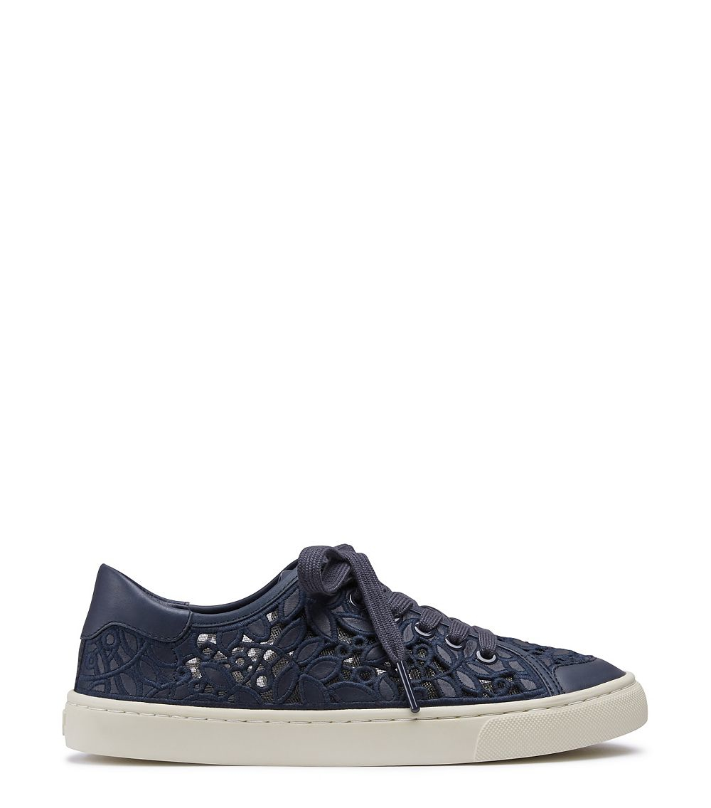 burch sneaker burch rhea lace up sneaker in blue lyst burch sneaker burch rhea lace up sneaker in blue lyst
