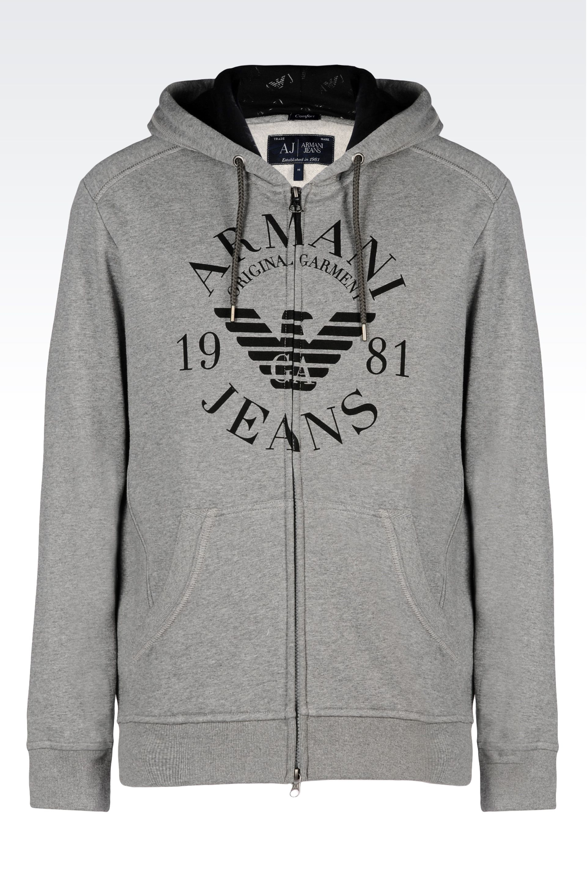 armani jeans sweatshirt mens