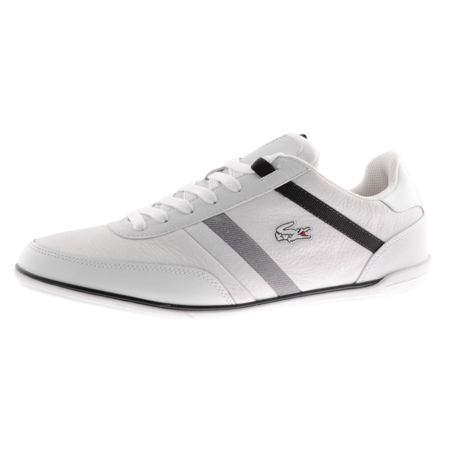 lacoste giron trainers white