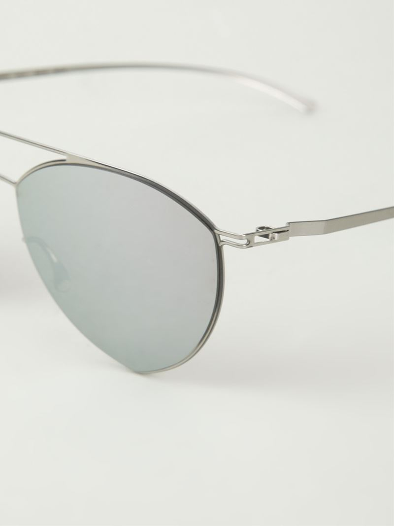 Mykita Maison Martin Margiela X 'mmesse010' Sunglasses in Metallic 
