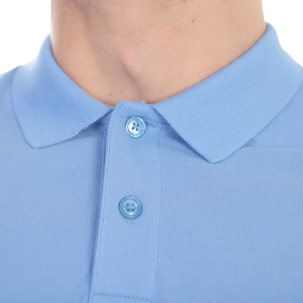 moncler polo light blue