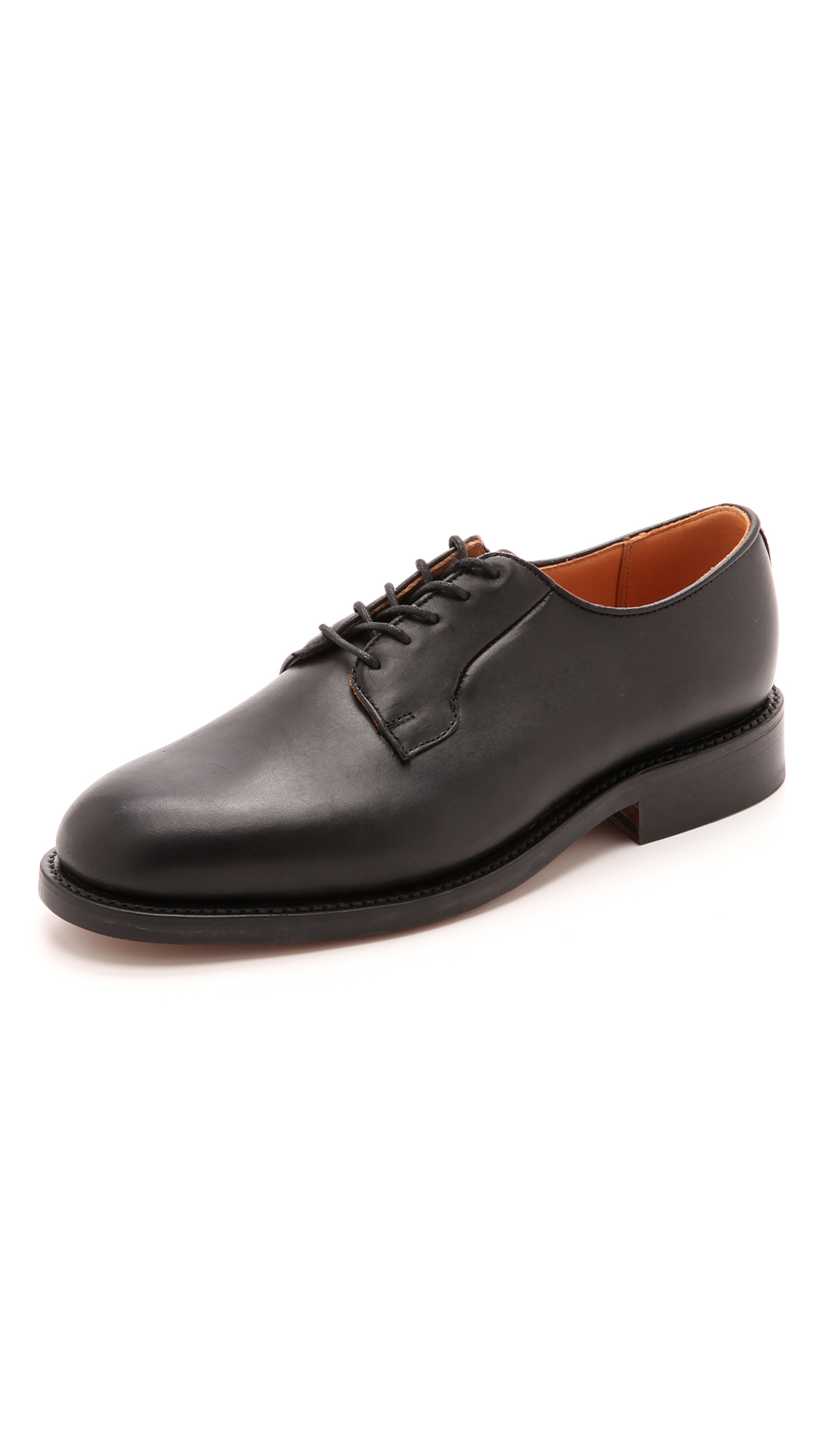 wholecut derby shoes