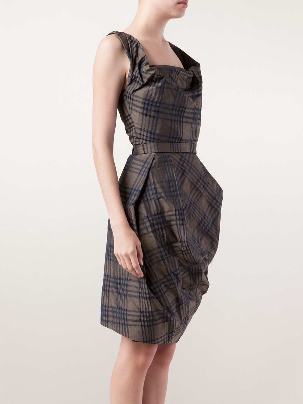 tartan corset dress