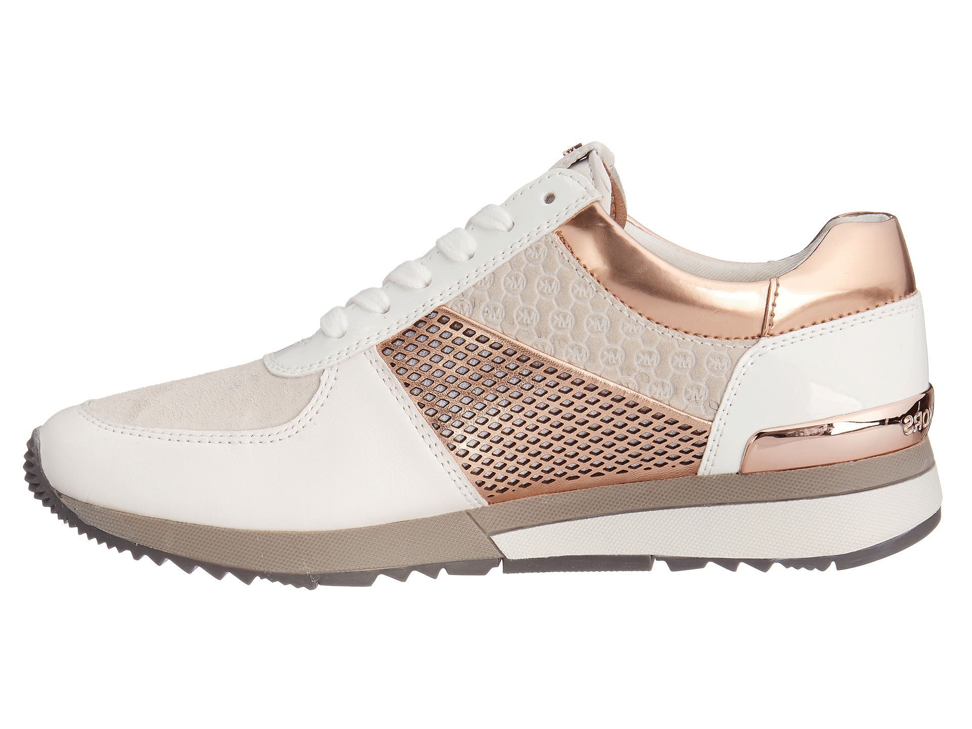 michael kors rose gold trainers