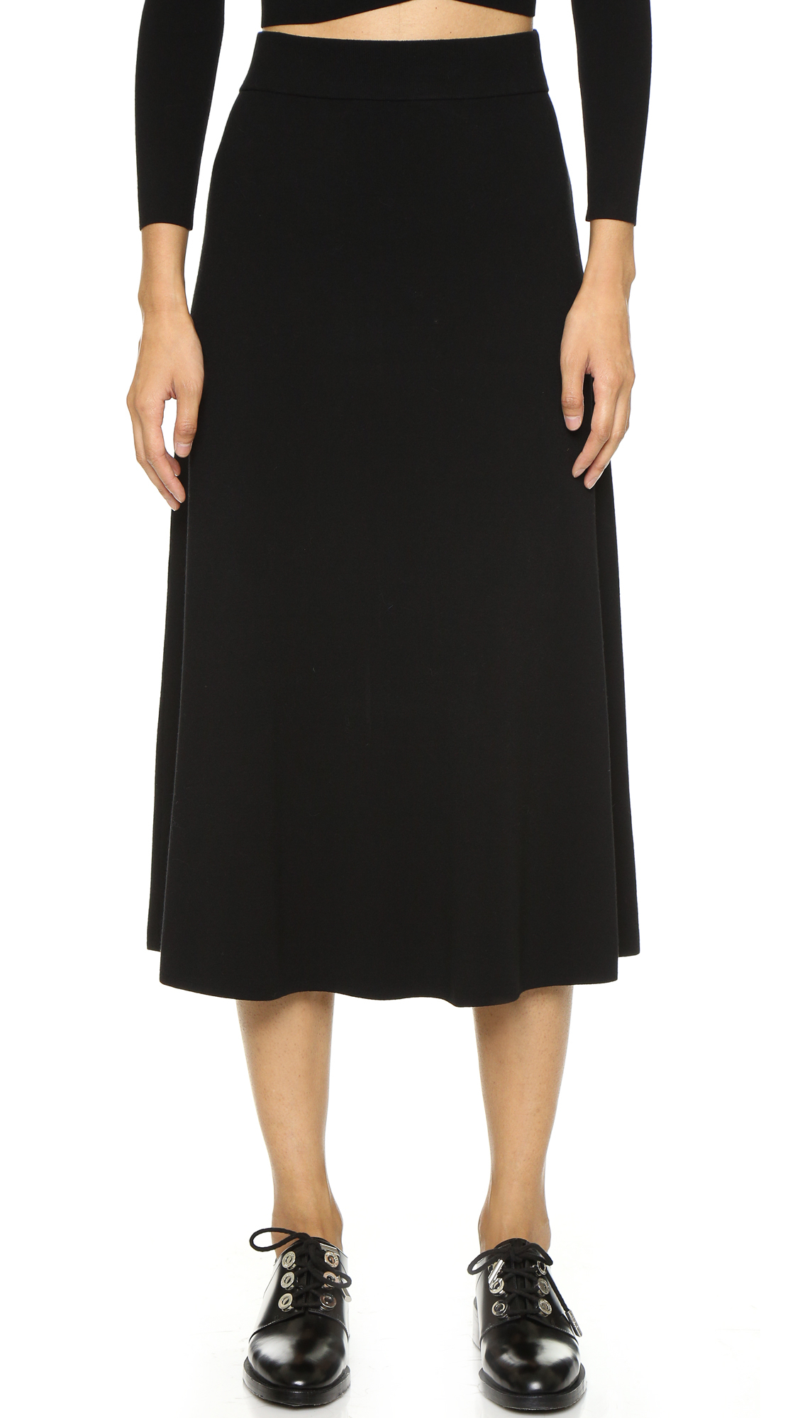 alc black skirt