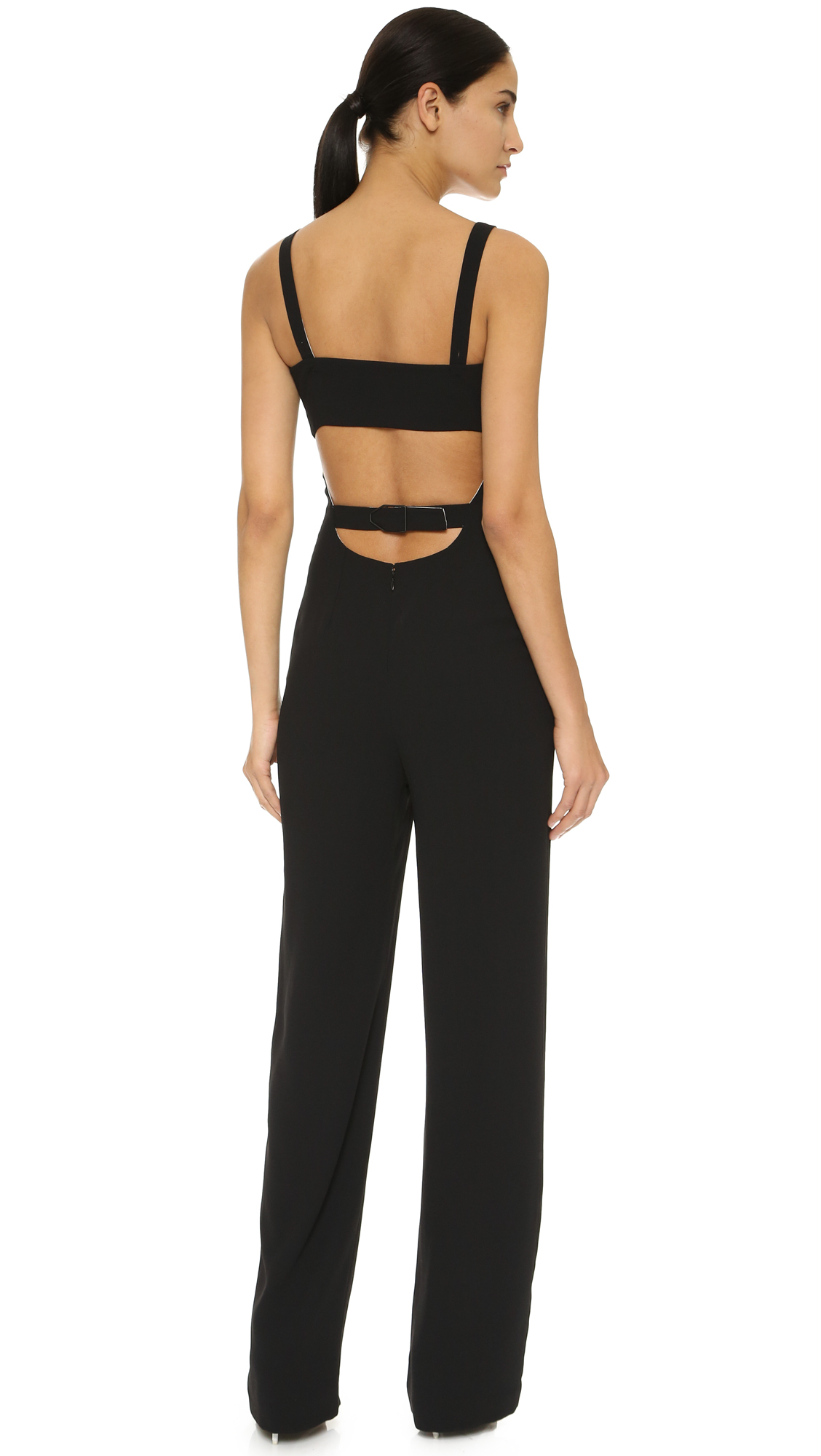 black cut out jumpsuits