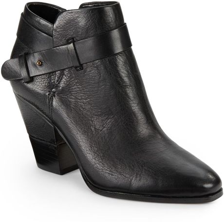 Dv By Dolce Vita Hilary Leather Ankle Boots in Black | Lyst