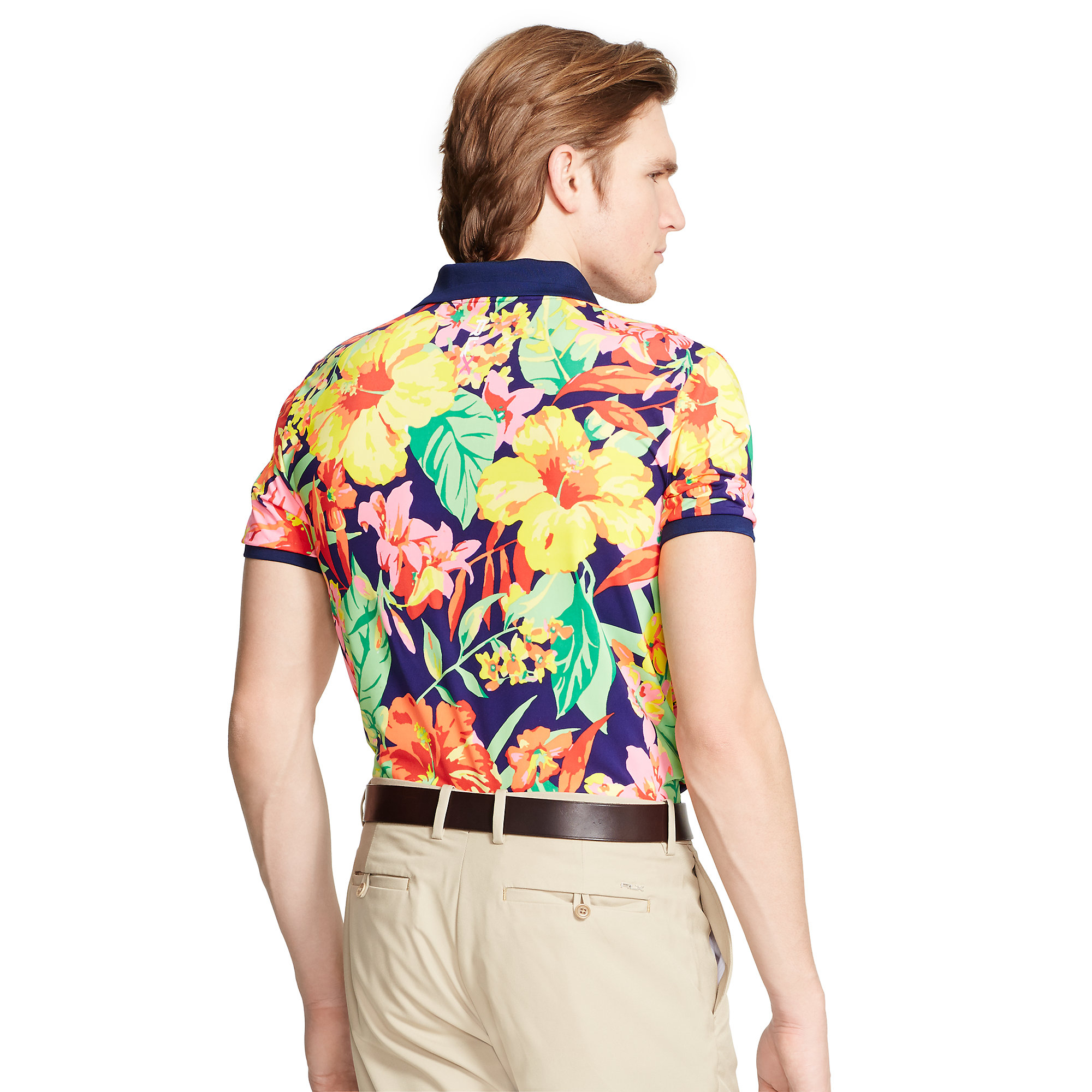 Ralph Lauren Pro-Fit Floral Polo Shirt for Men | Lyst