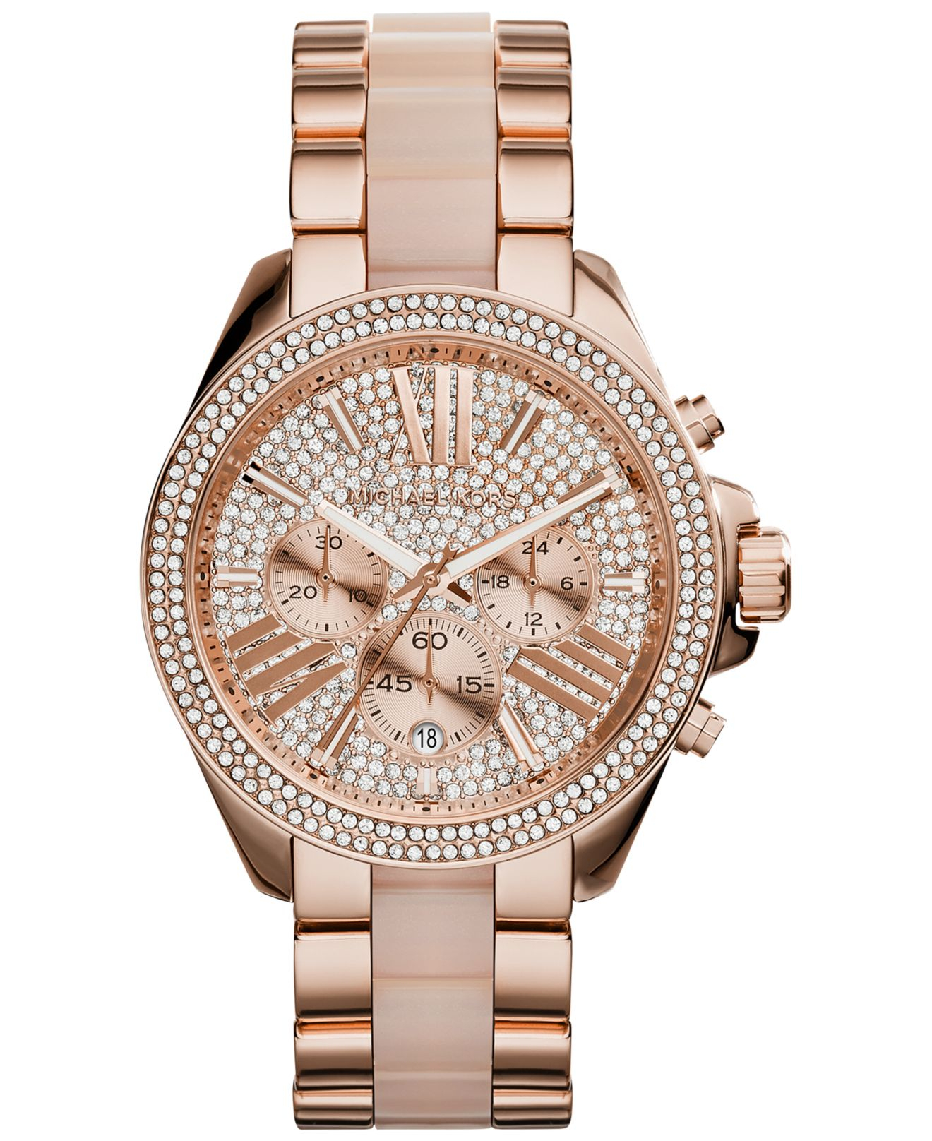 Michael Kors Pink Diamond Watch Hotsell 