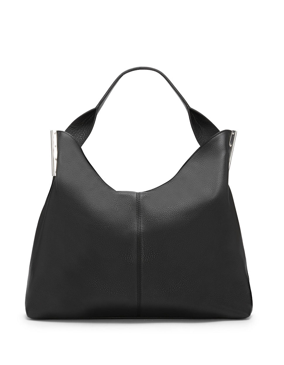 Vince Camuto Tina Leather Hobo Bag in Black - Lyst