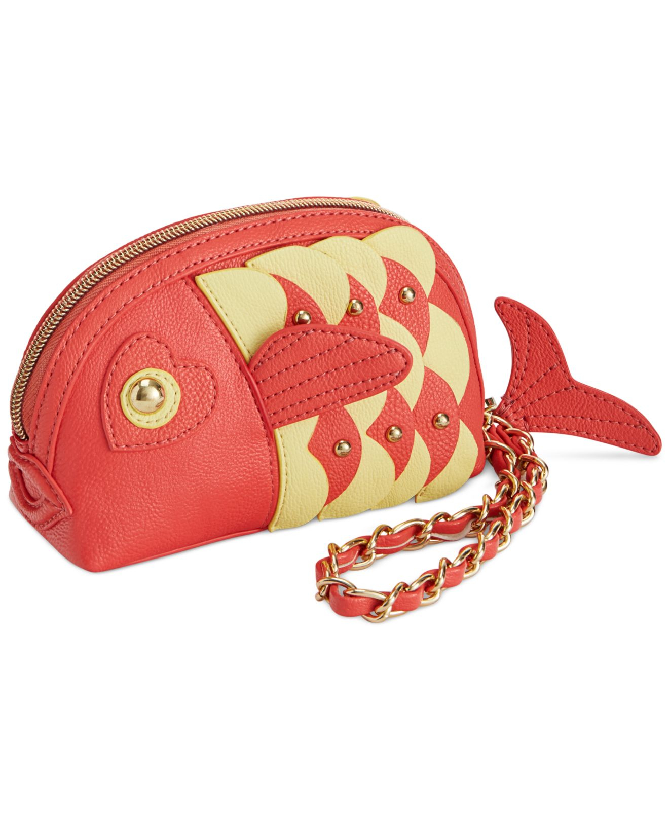 betsey johnson fish purse