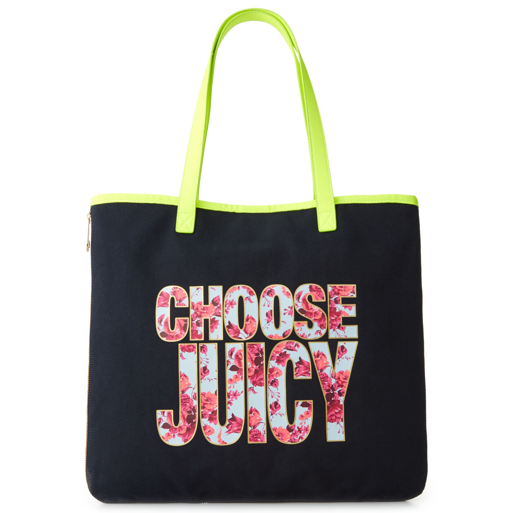 Juicy Couture Silverlake Beach Items Canvas Tote in Blue | Lyst