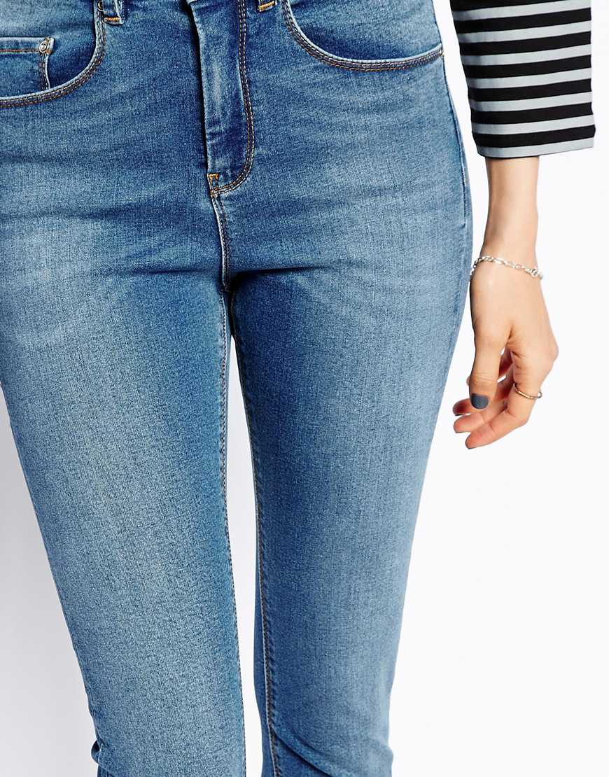 womens ripped ankle grazer jeans