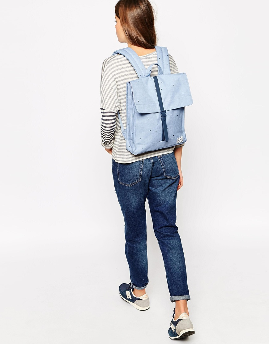Herschel Supply Co. City Backpack In Chambray Blue Spot - Lyst