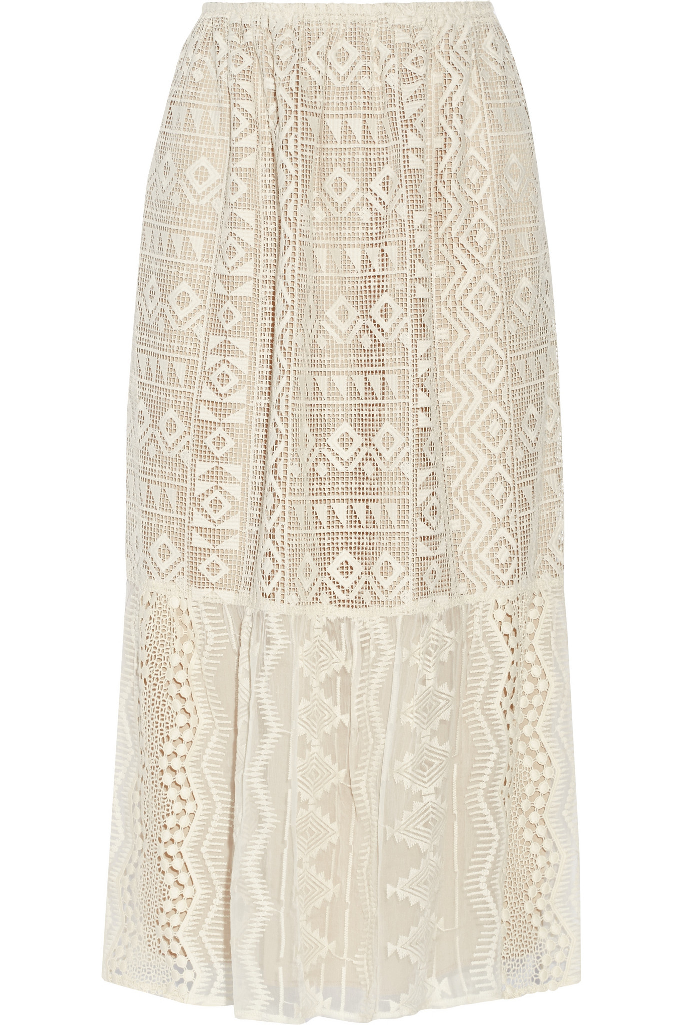 2019 year style- Pencil lace skirt cream 2019 year lifestyle- Pencil lace skirt cream
