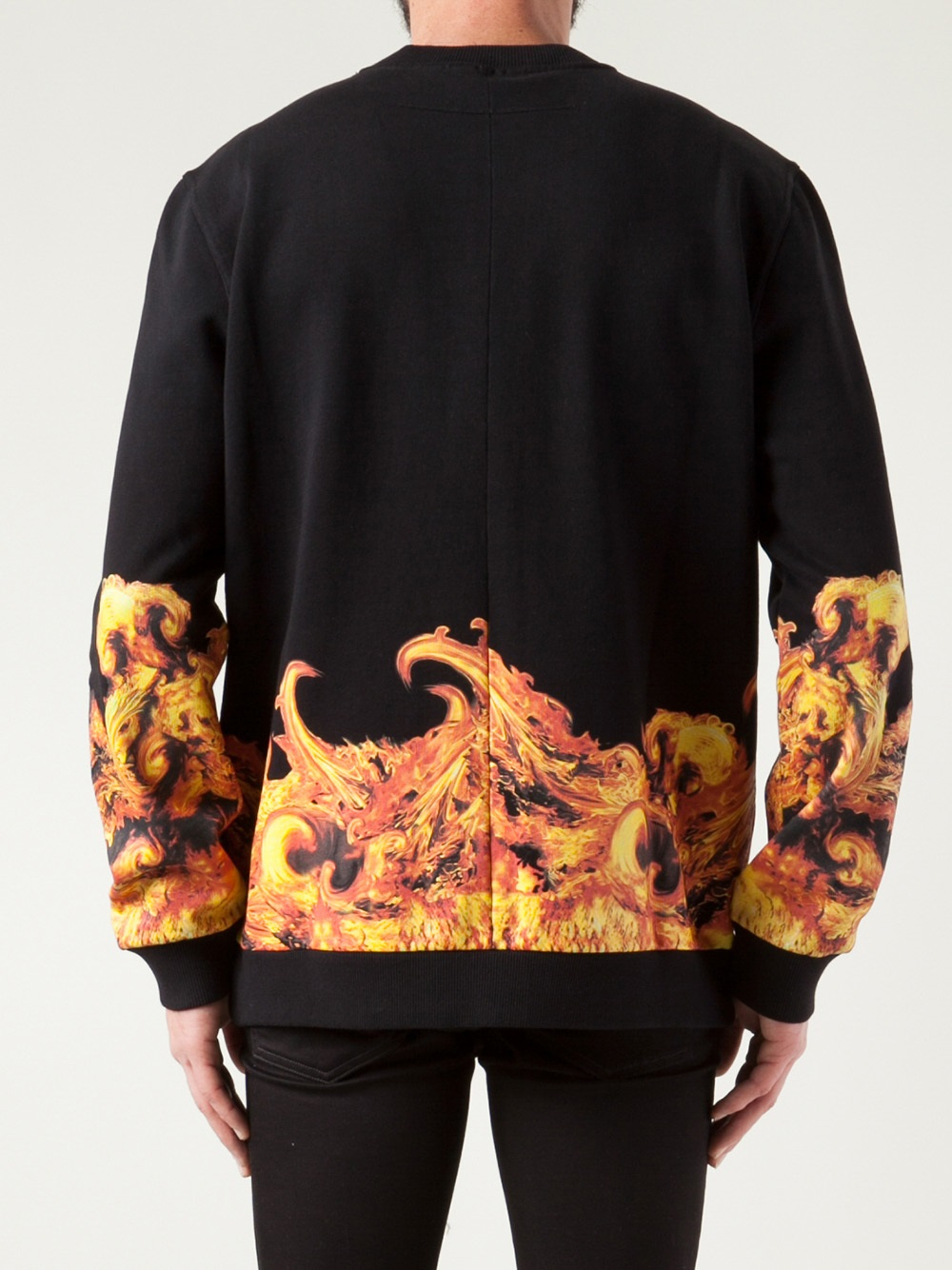 givenchy flame sweater