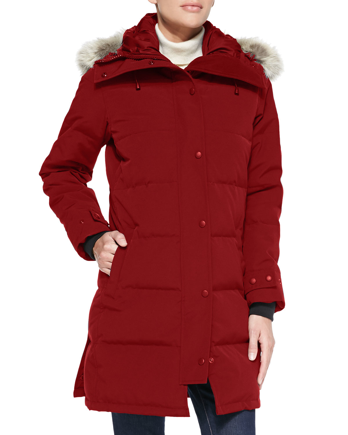canada goose shelburne parka red