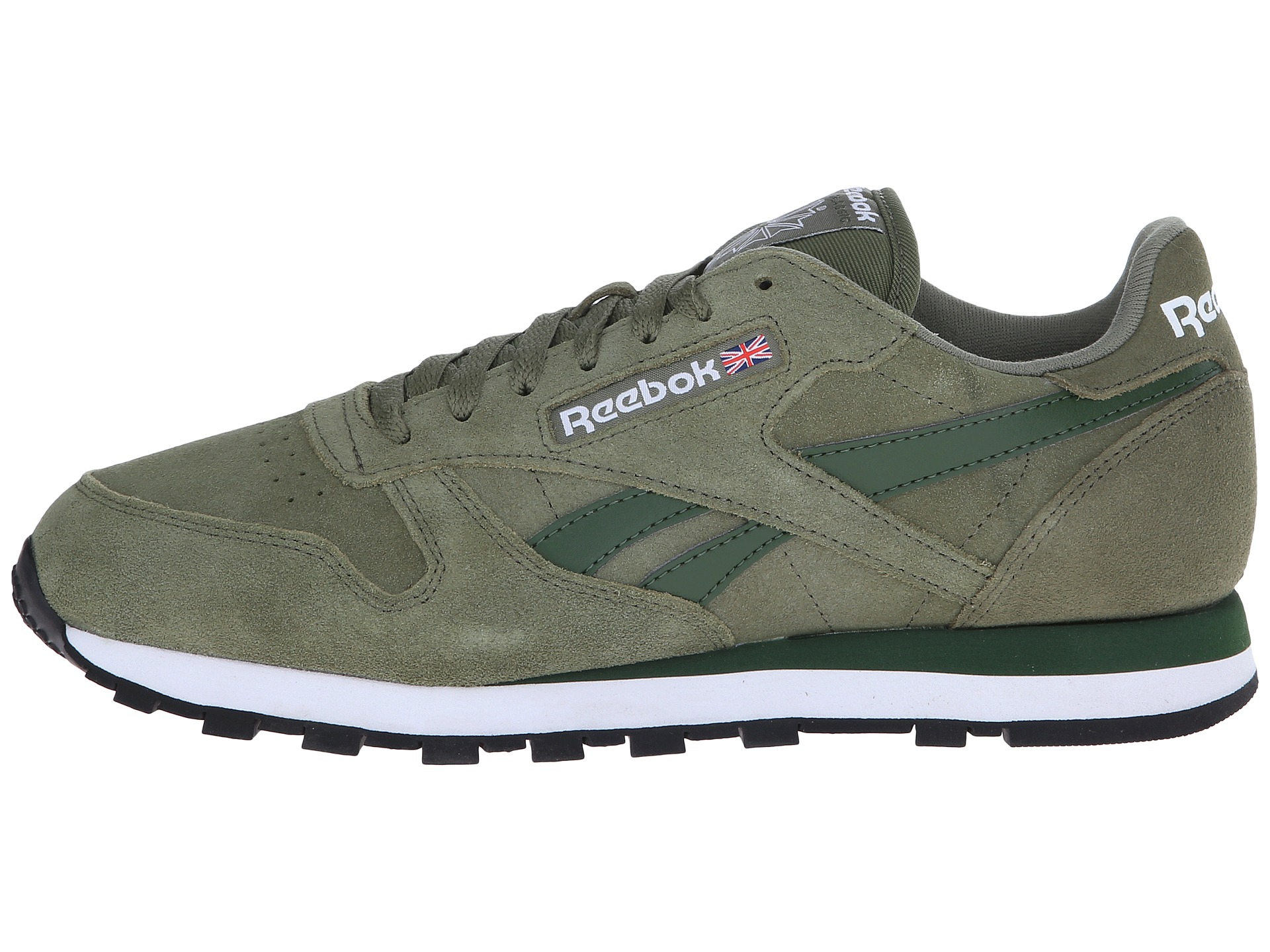 reebok classic leather suede canopy green
