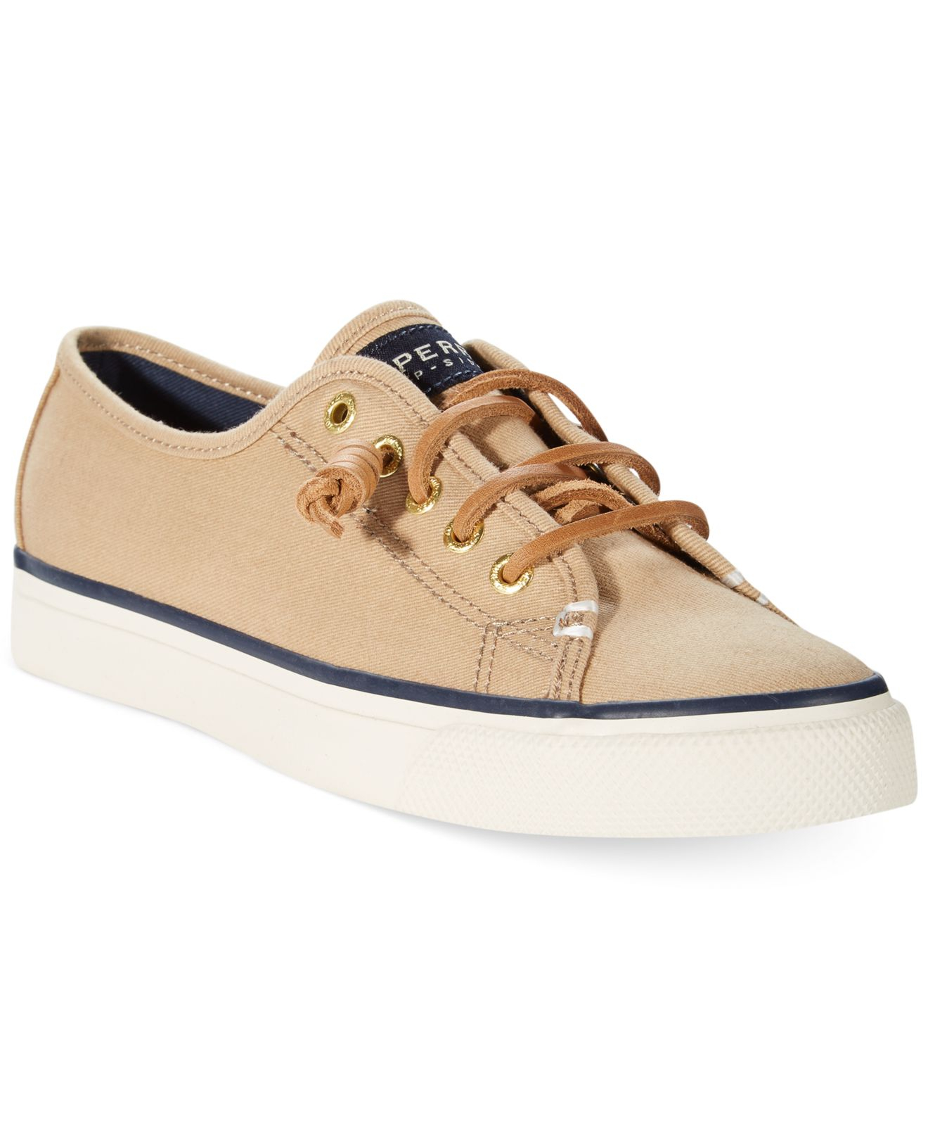 Lyst - Sperry Top-Sider Sperry Women'S Seacoast Canvas Sneakers in Natural
