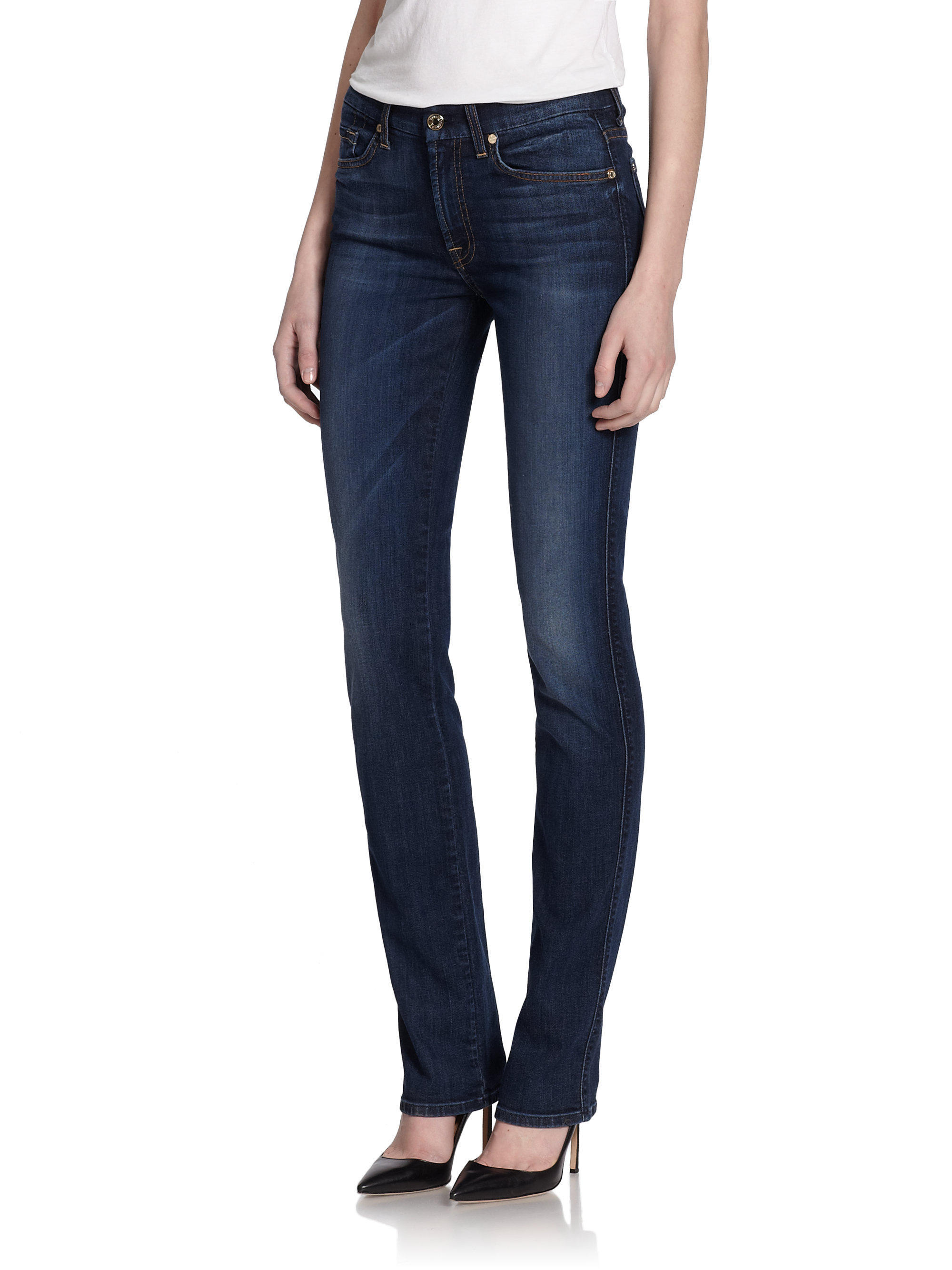 seven kimmie straight leg jeans