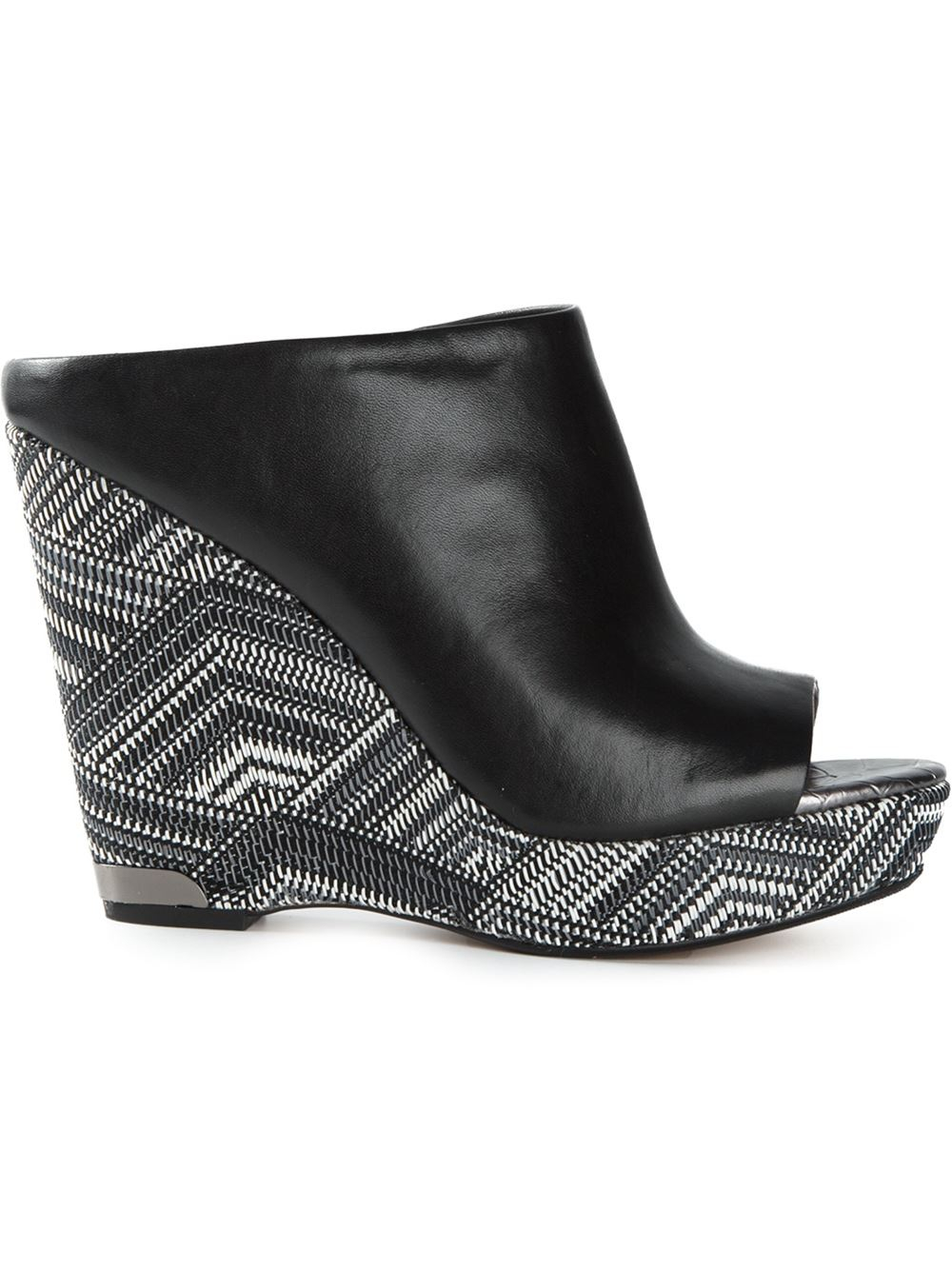 Sam Edelman Wedge Mules in Black Lyst