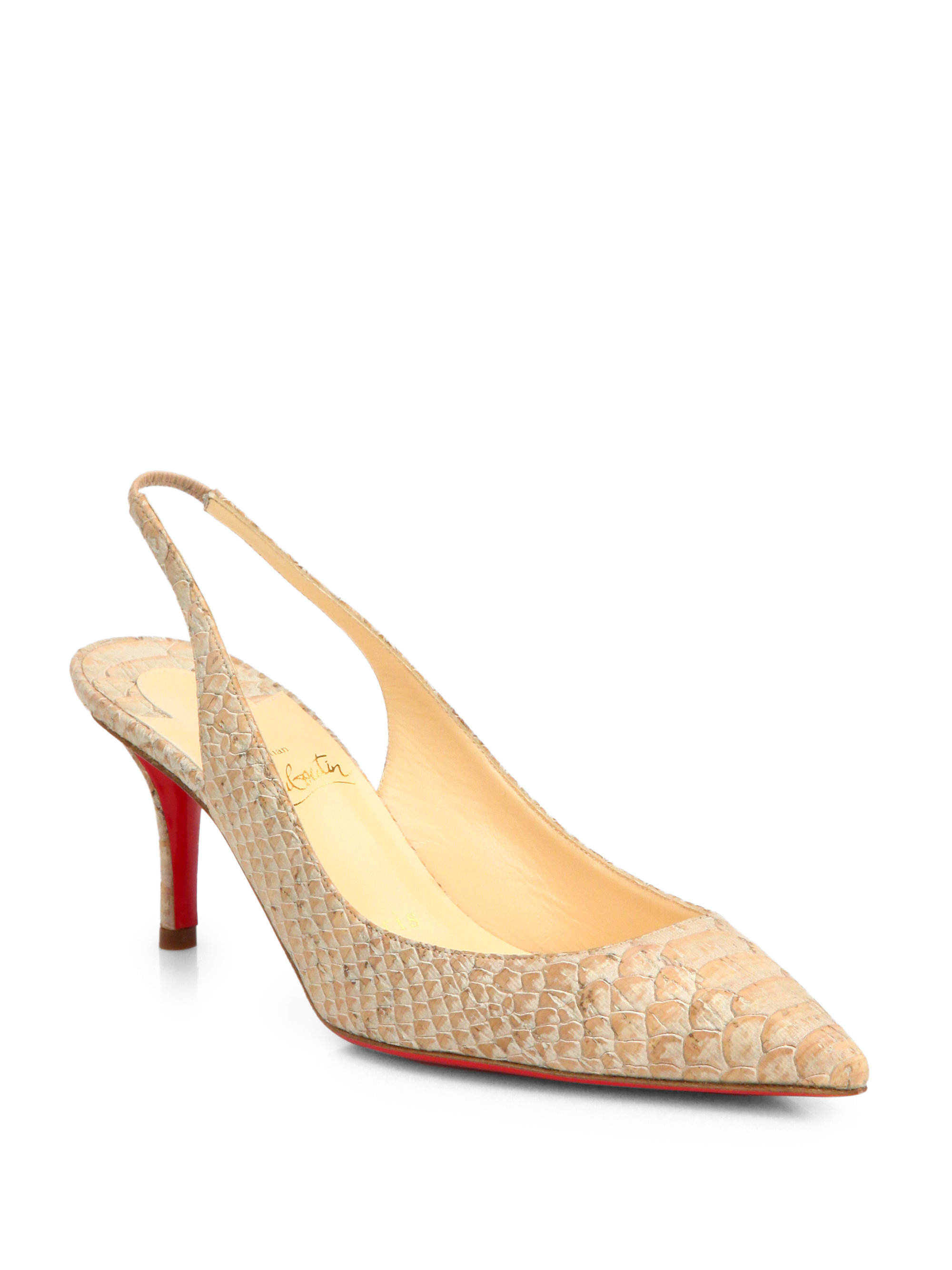 christian louboutin apostrophy slingback