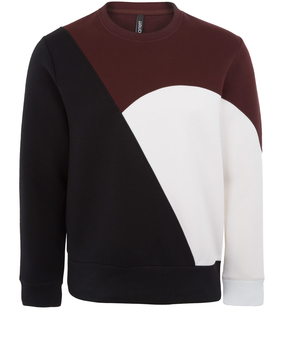Neil barrett Tri Colour Panelled Sweatshirt for Men | Lyst