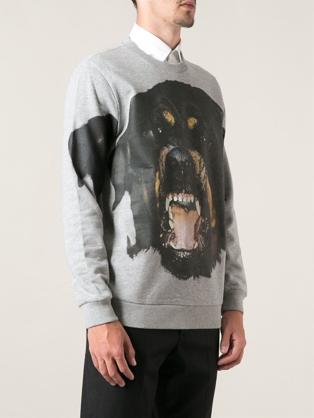Lyst - Givenchy Rottweiler Sweatshirt in Gray for Men
