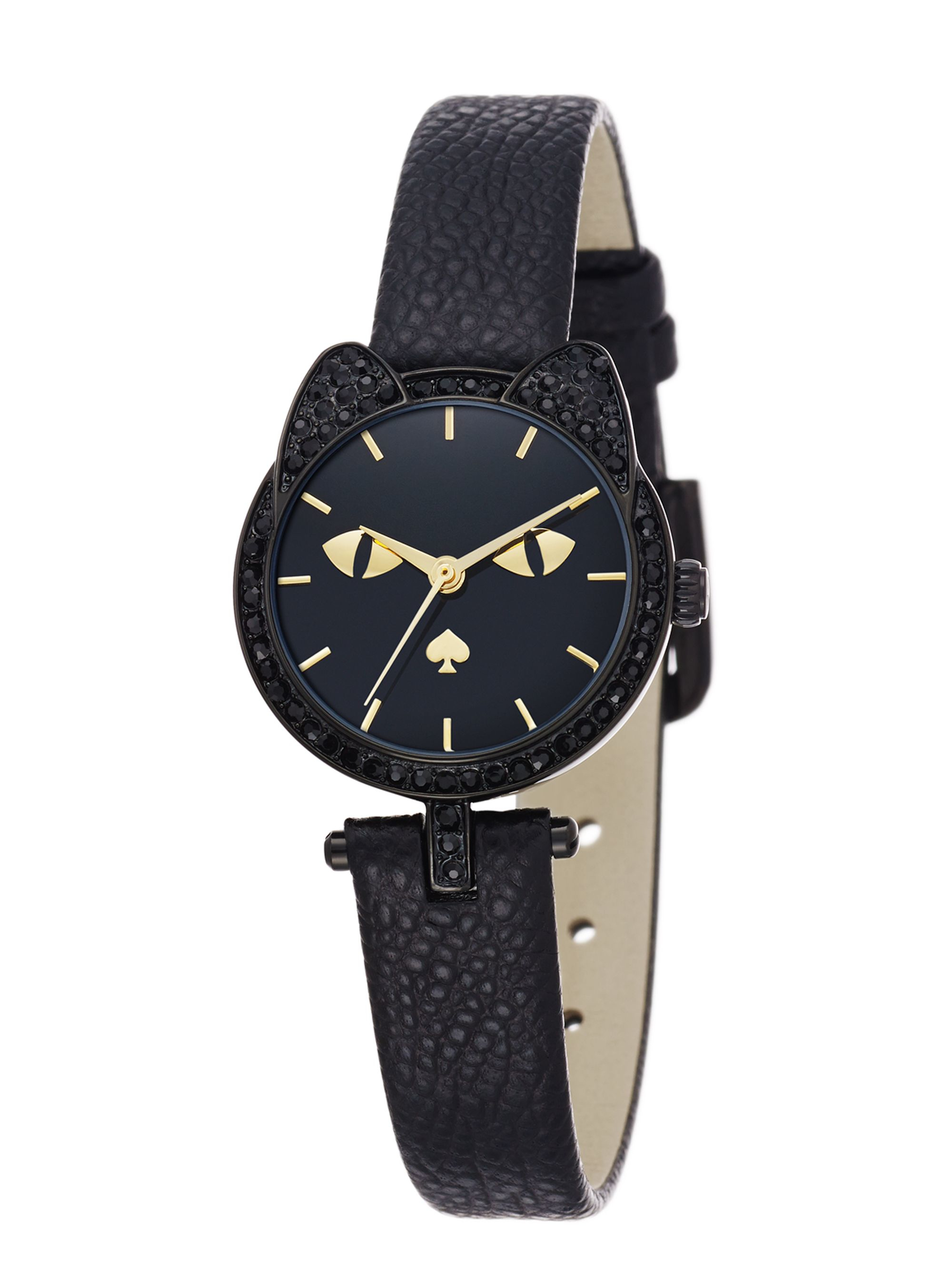 Lyst Kate Spade New York Cat'S Meow Watch in Black