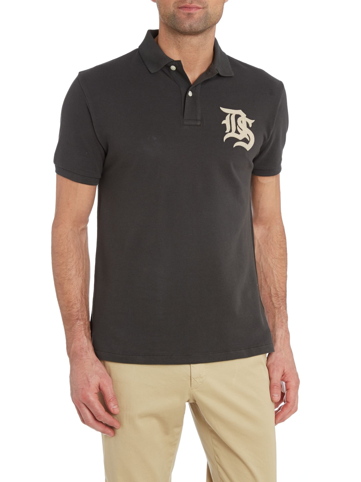 Polo Dress Ds - Denim Supply Ralph Sleeve Ds Logo Polo Shirt In Black For Lyst polo dress ds denim supply ralph sleeve ds logo polo shirt in black for lyst