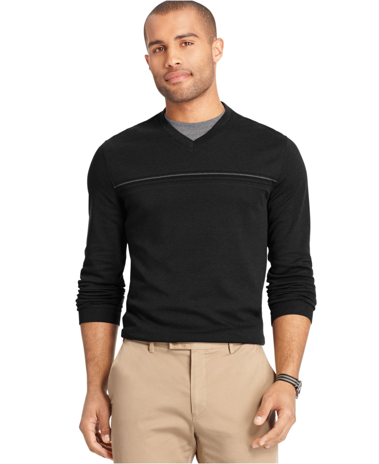 van heusen v neck sweater