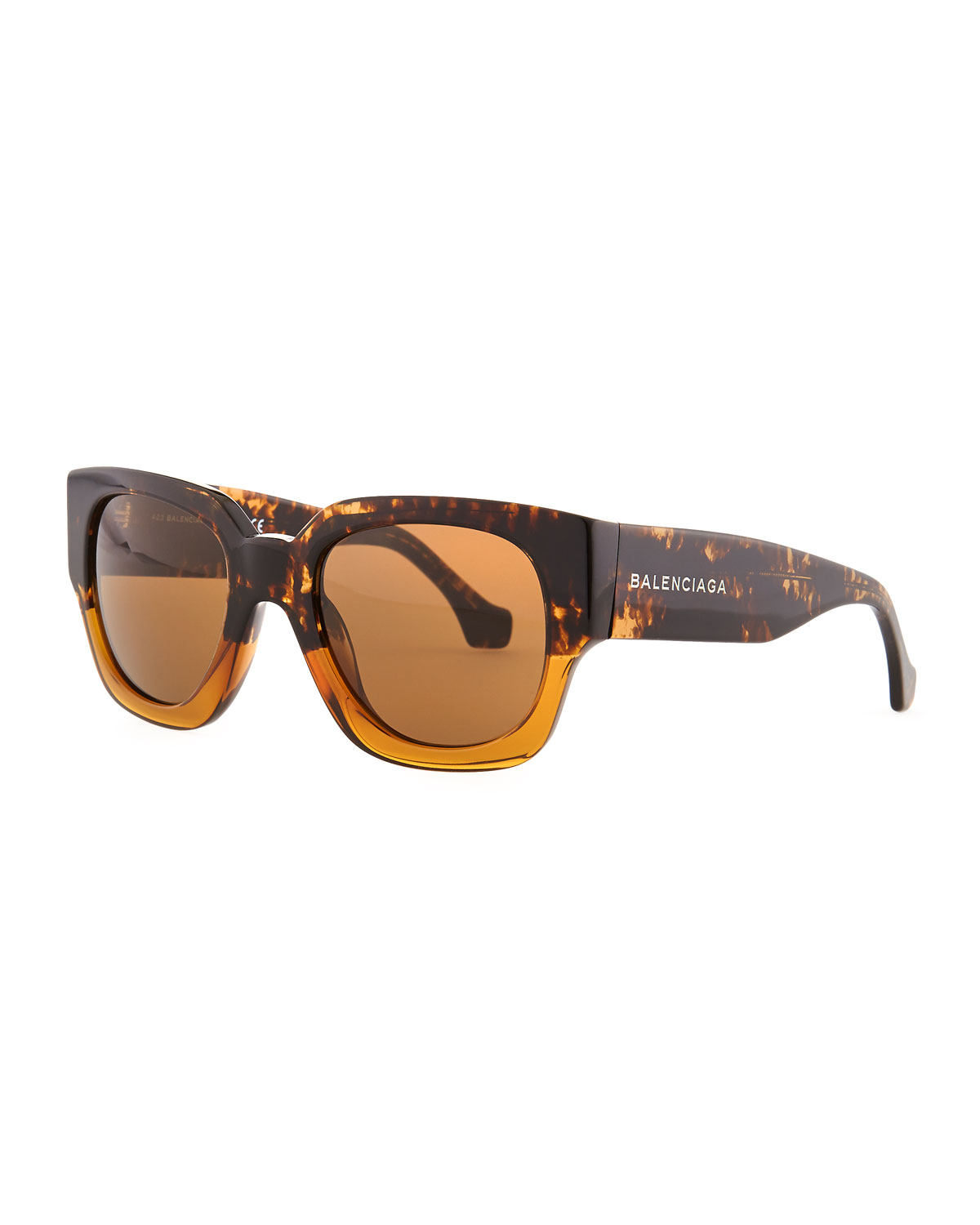 Balenciaga Havana Vintage Sunglasses in Brown Lyst