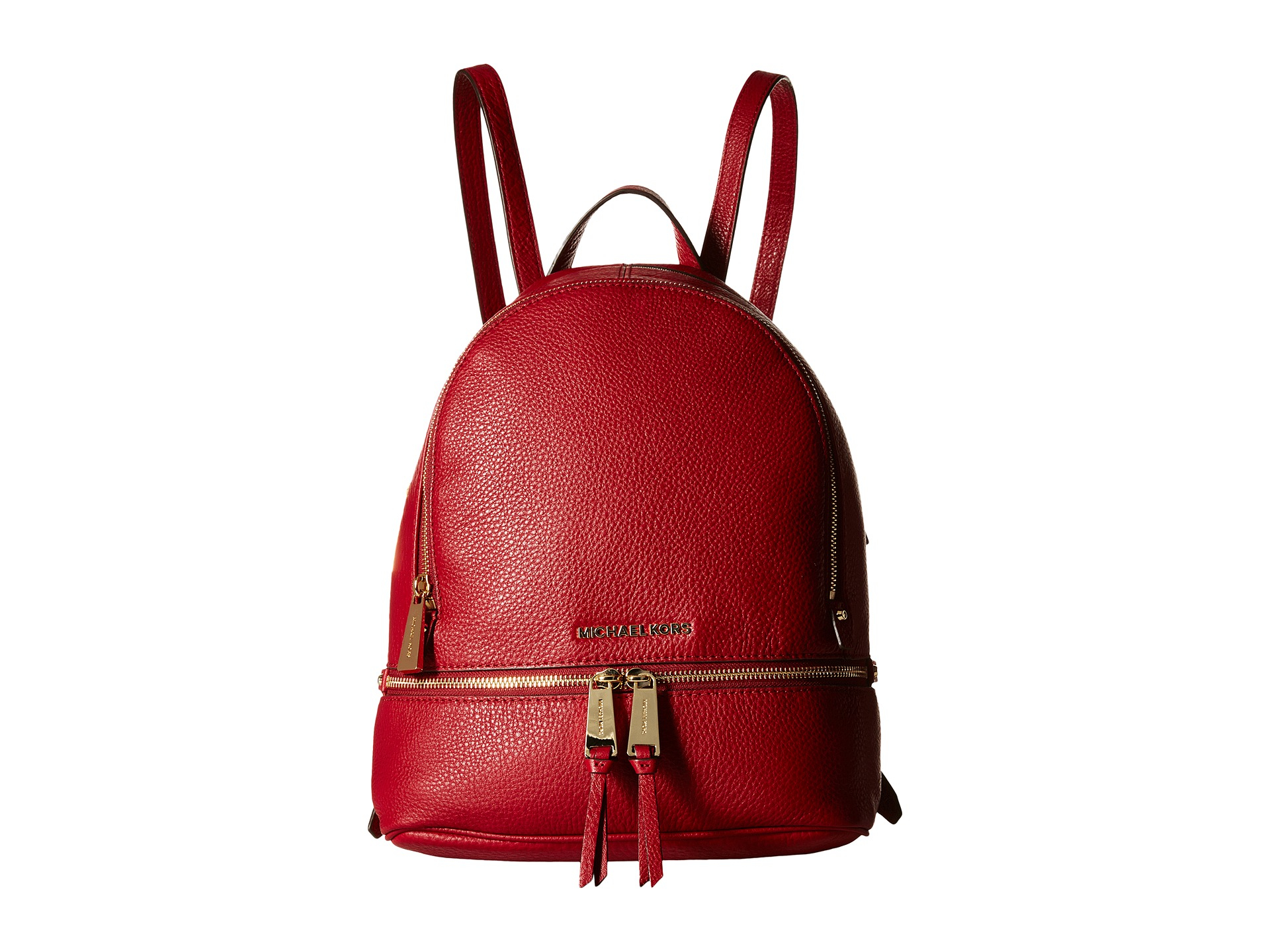 MICHAEL Michael Kors Rhea Zip Small Backpack in Red - Lyst