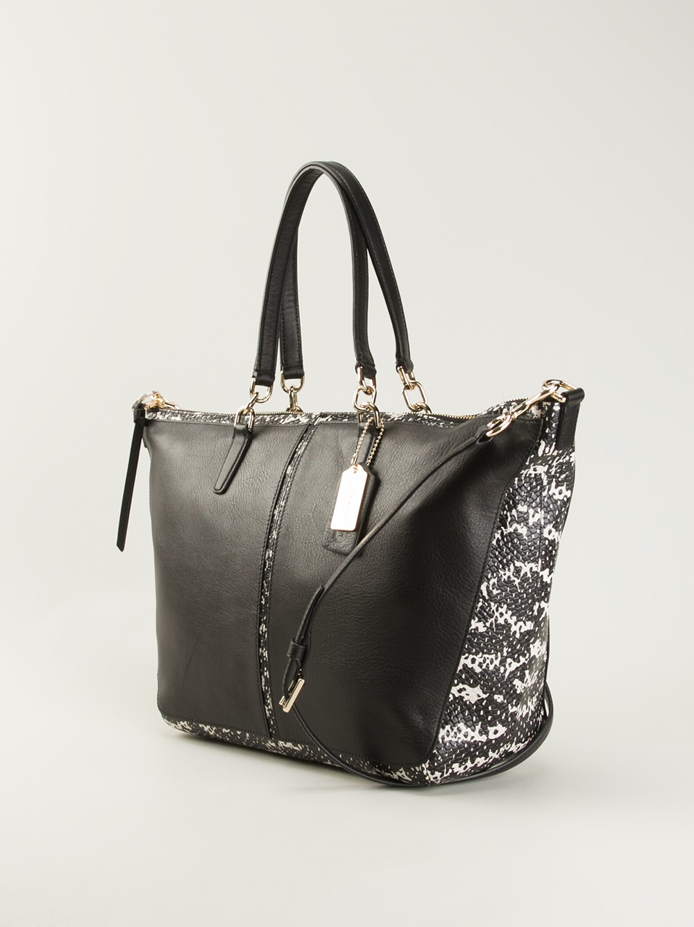 COACH Large Tote Bag in Black - Lyst