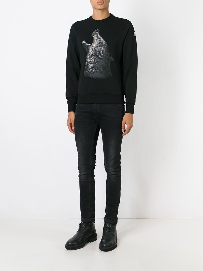 wolf crewneck