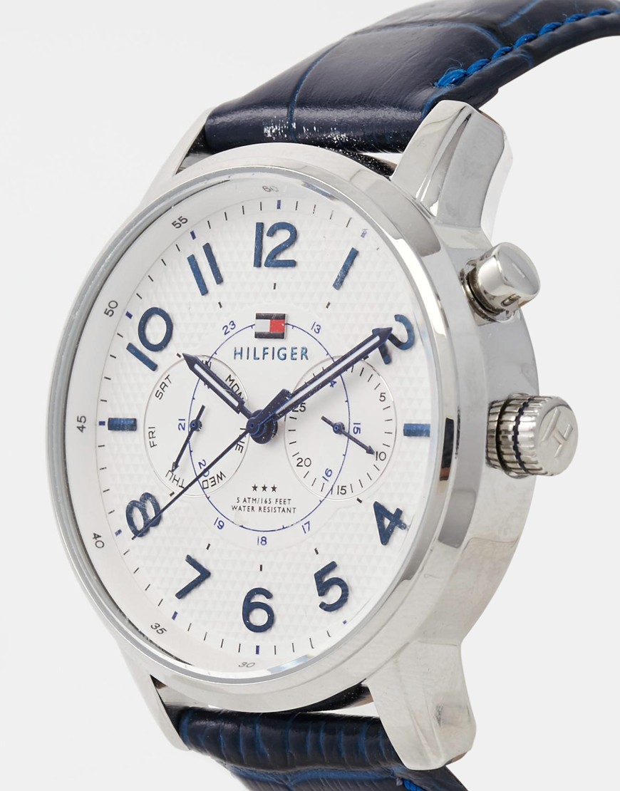 Tommy Hilfiger Calan Multi Eye Strap Watch 1791085 in Blue for - Lyst