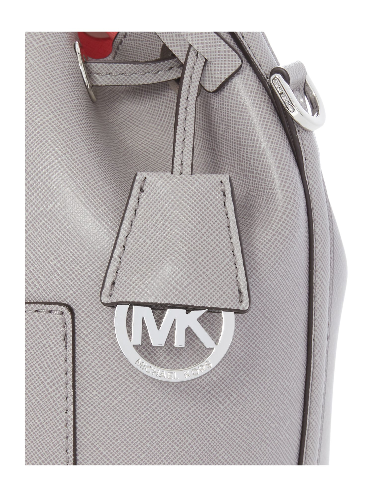 Michael kors Greenwich Grey Bucket Bag in Gray (Grey) Lyst