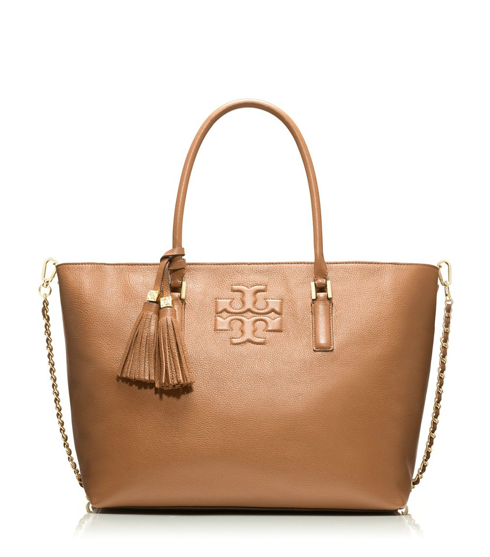 Tory Burch Brown Tote Shoulder Bag 