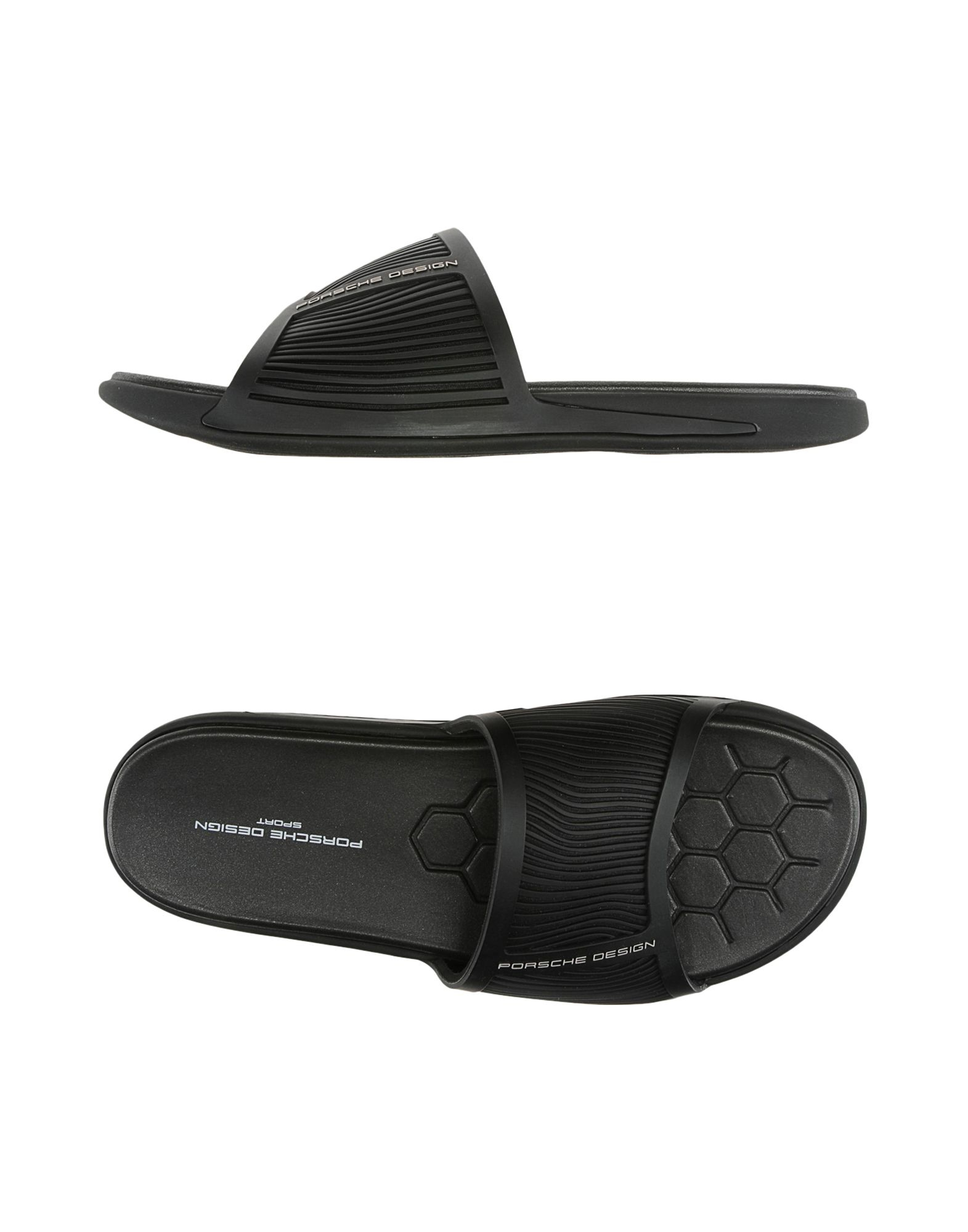 Porsche Design Rubber Sandals in Black 