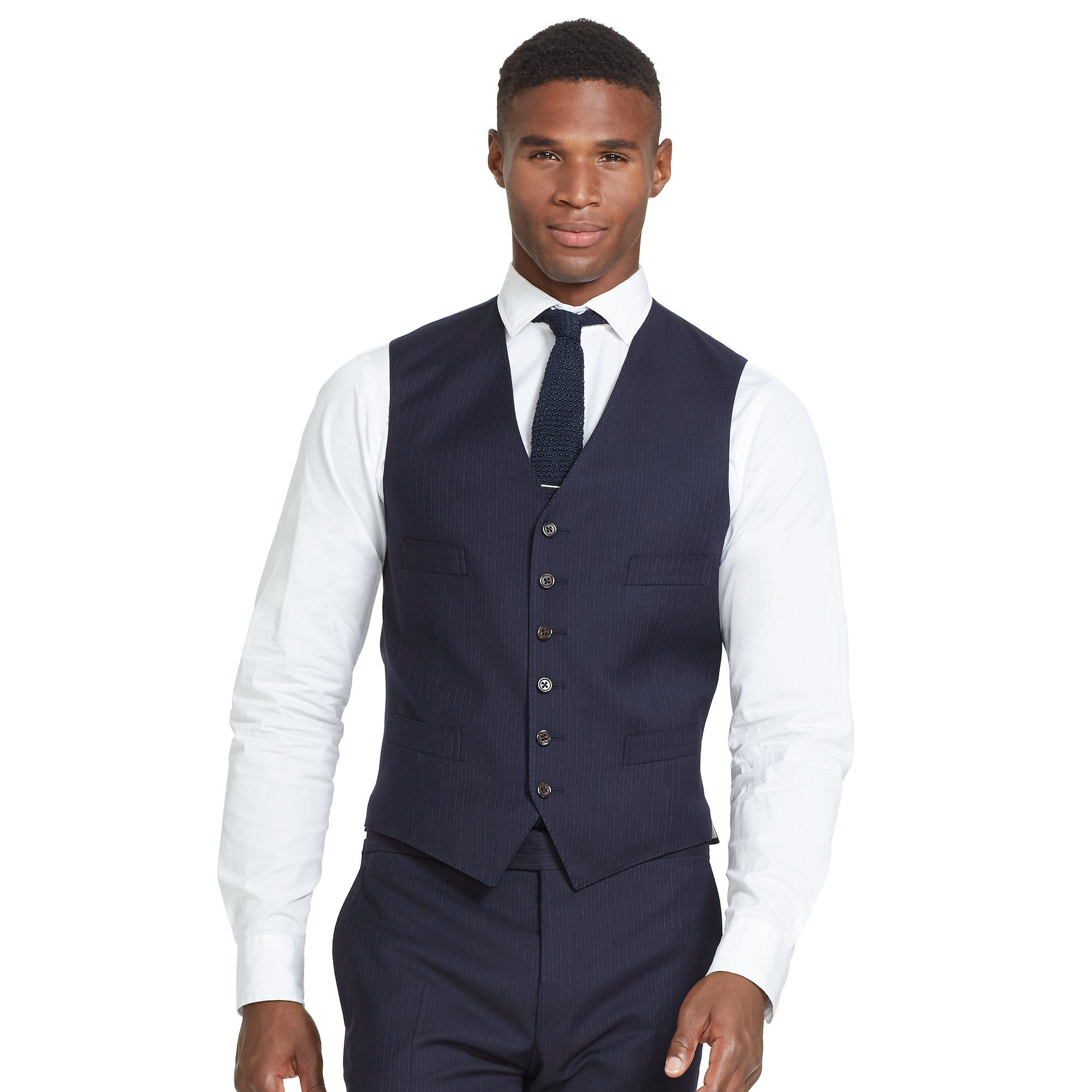 Polo Ralph Lauren Polo Striped Wool 3-piece Suit in Blue for Men | Lyst