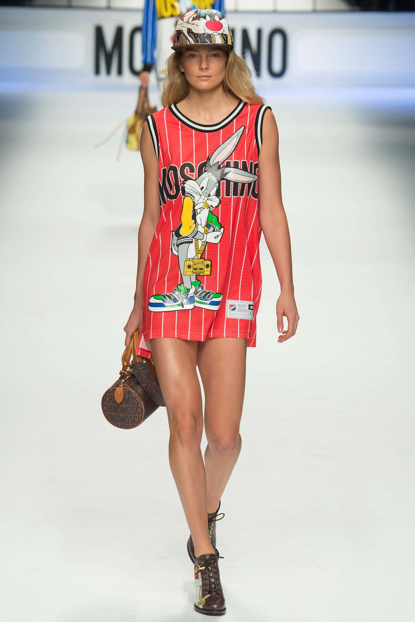 Moschino Bugs Bunny Basketball Jersey in Red | Lyst